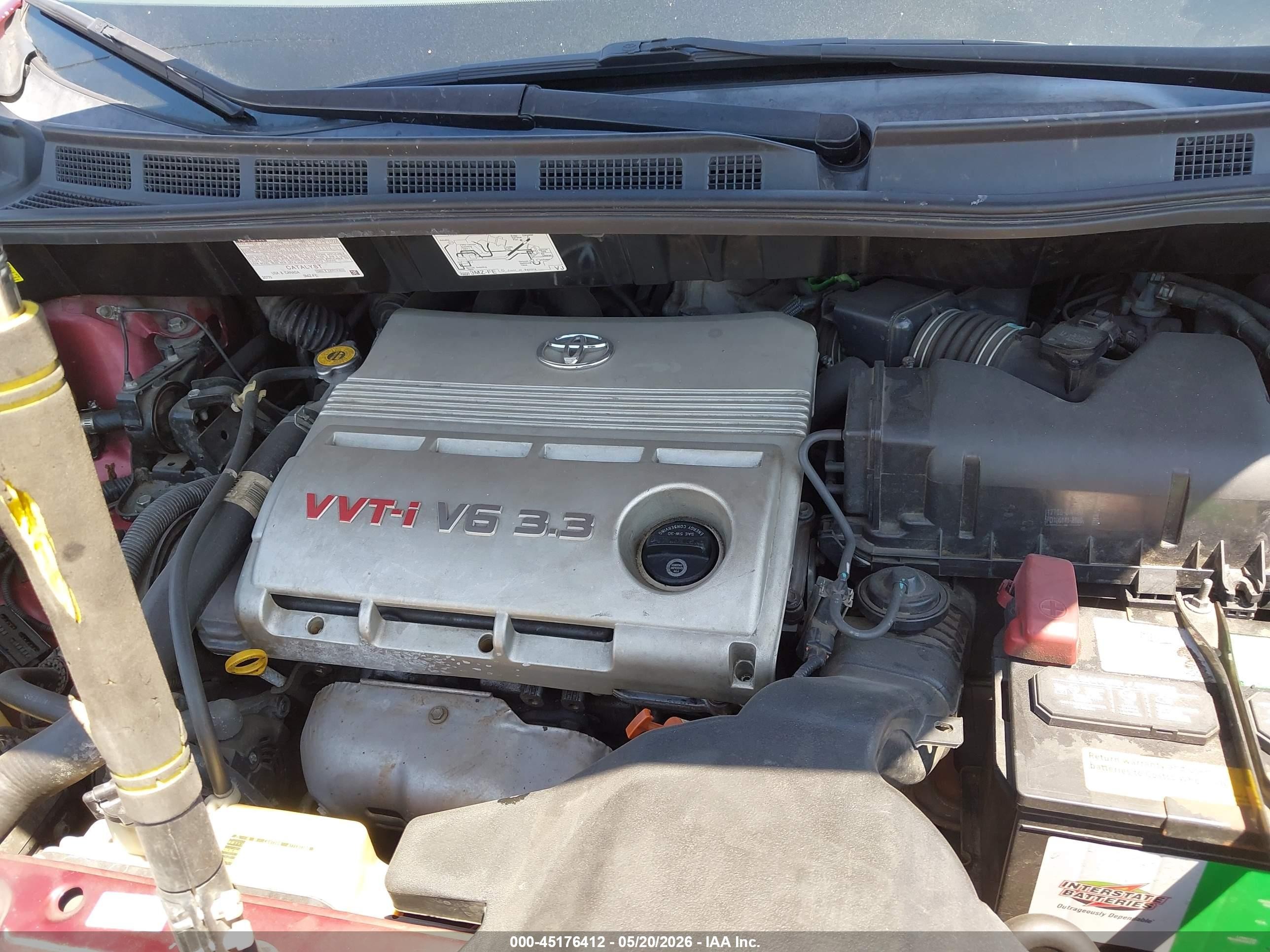 2006 Toyota Sienna Le Red vin: 5TDZA23C06S452686