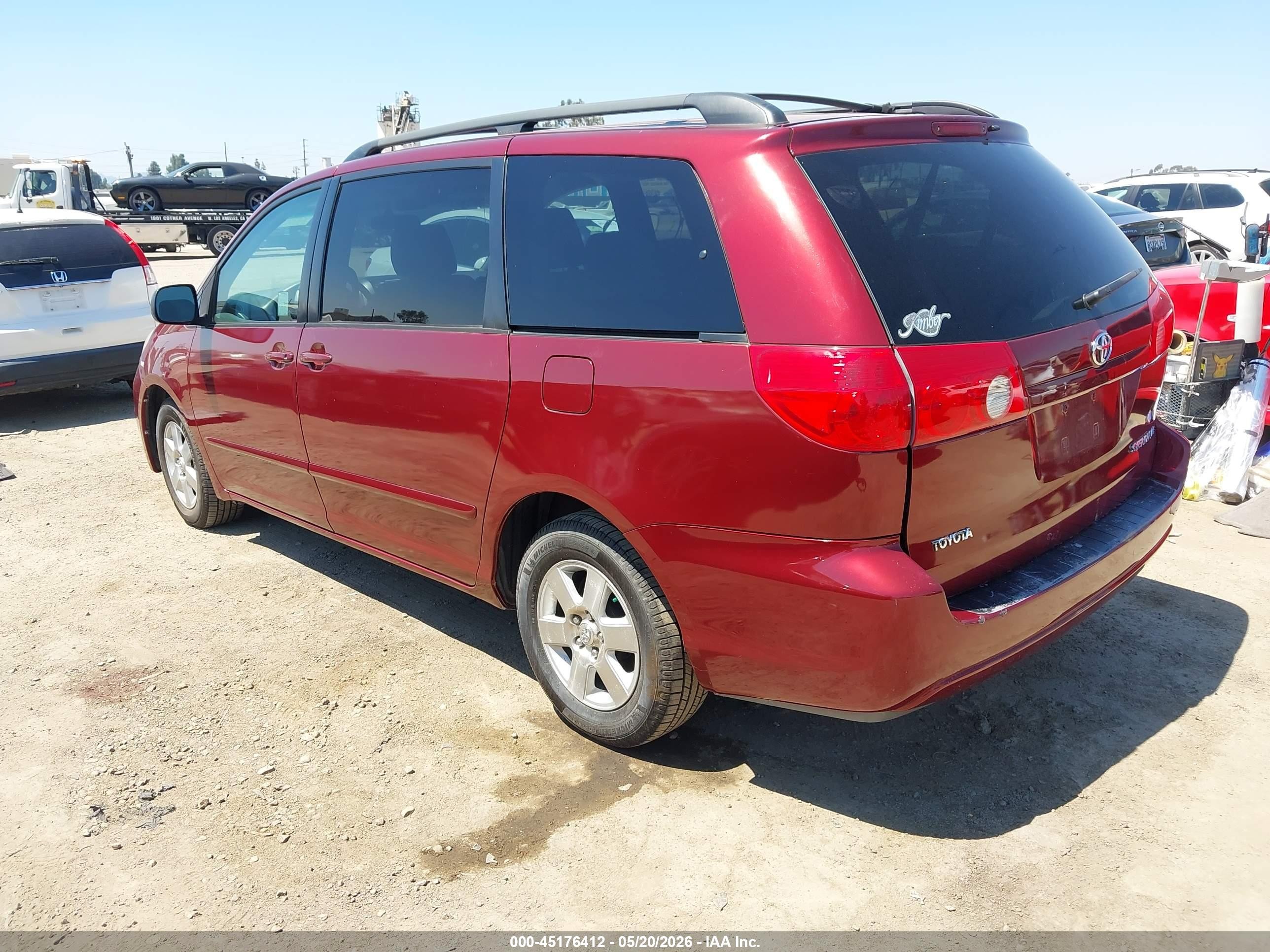 2006 Toyota Sienna Le Red vin: 5TDZA23C06S452686