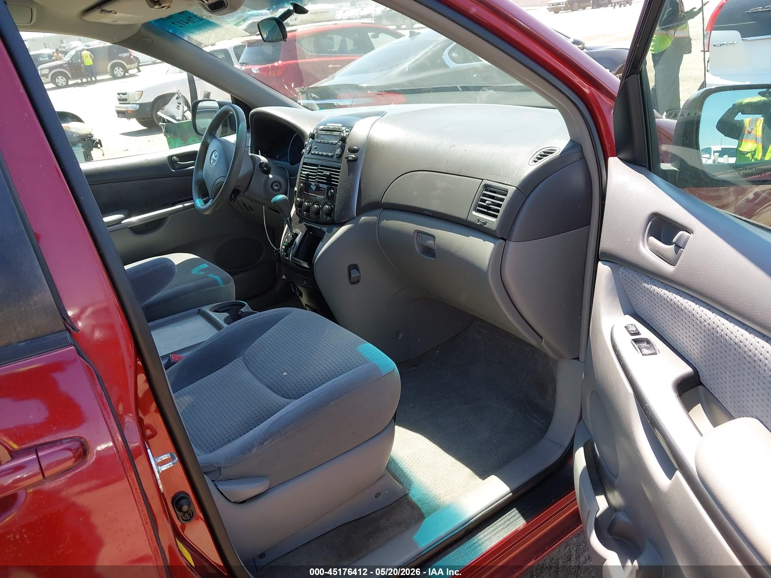 2006 Toyota Sienna Le Red vin: 5TDZA23C06S452686