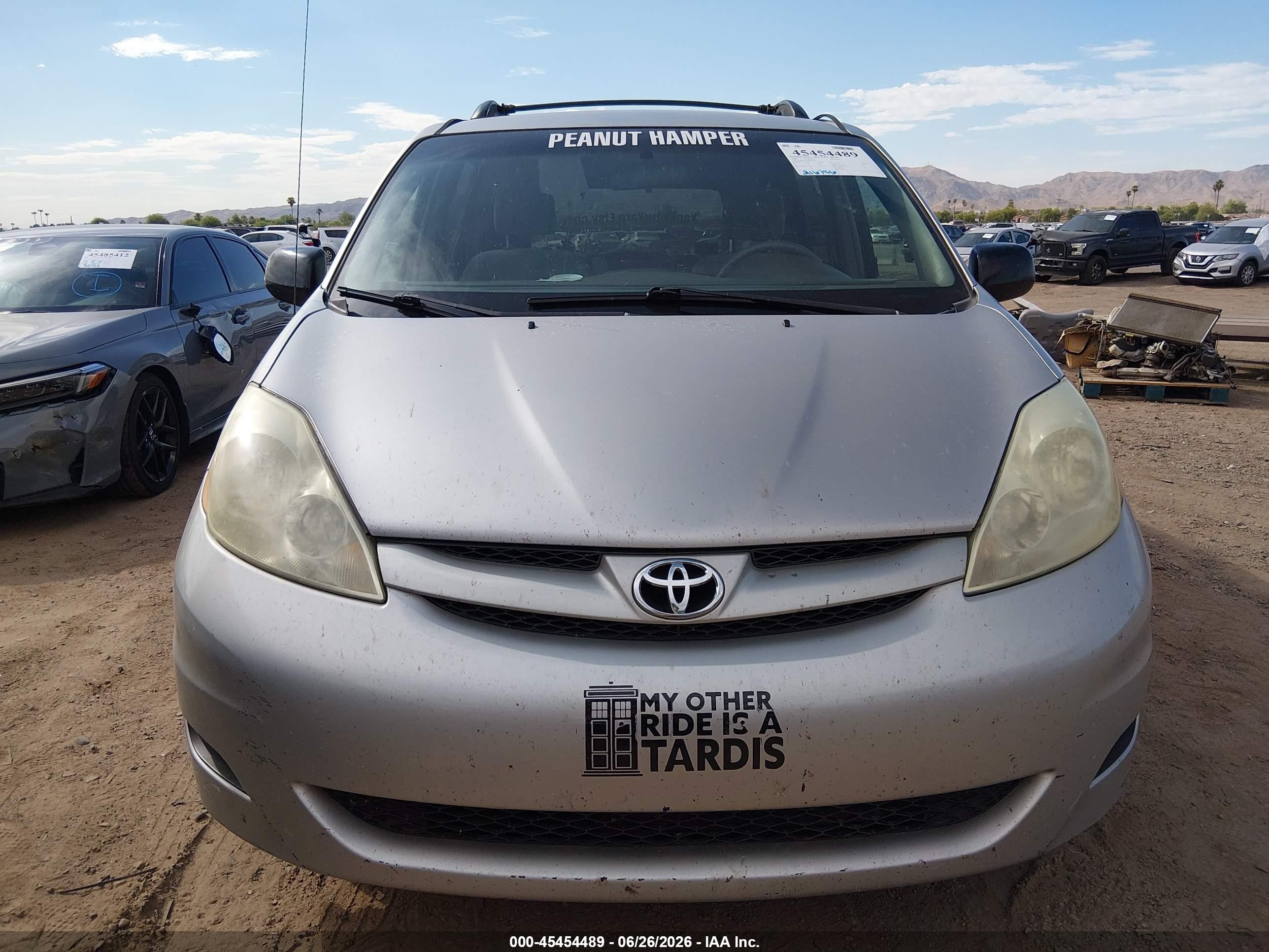 2006 Toyota Sienna Le Silver vin: 5TDZA23C06S453174