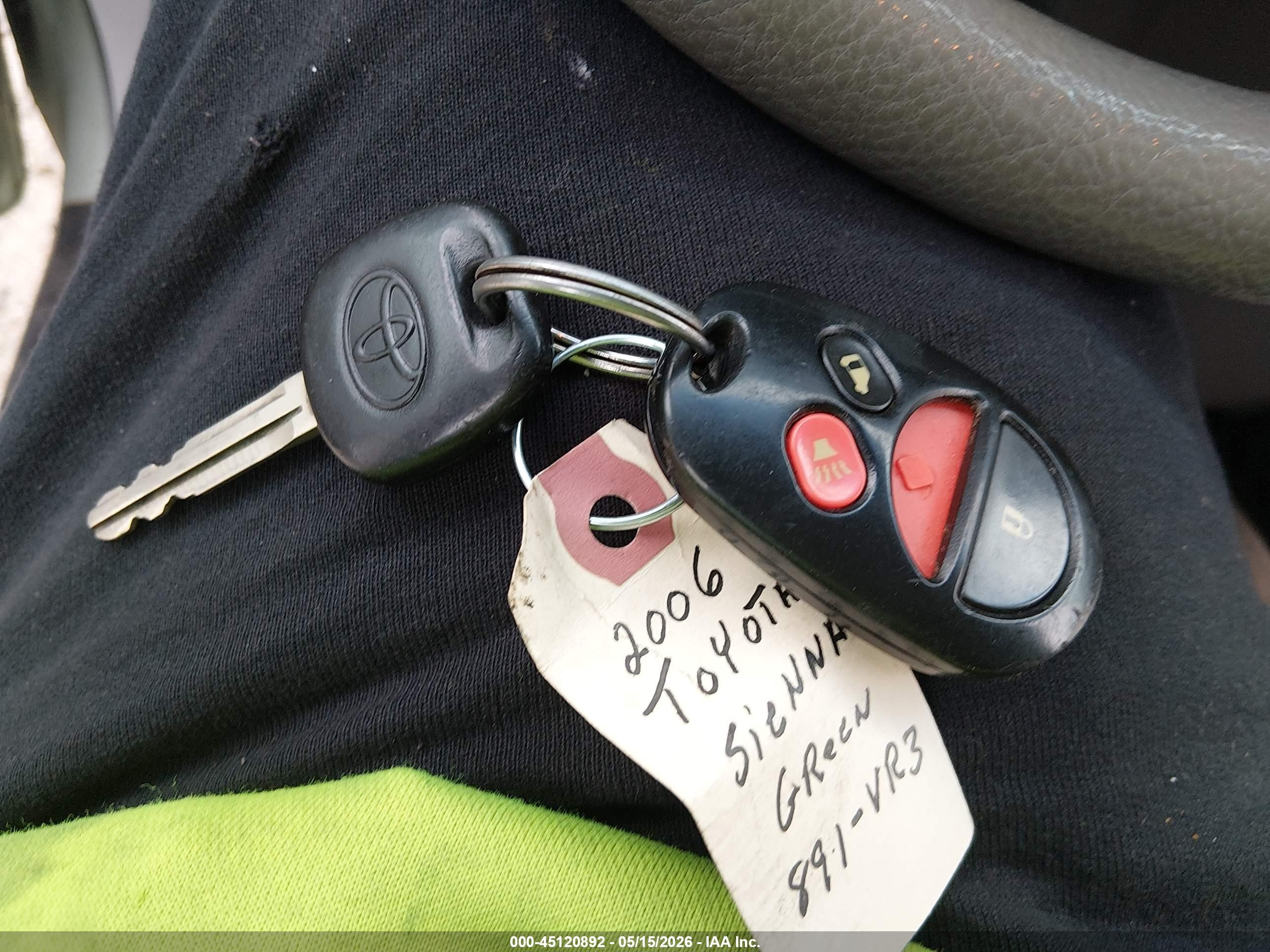 2006 Toyota Sienna Le Teal vin: 5TDZA23C06S474784
