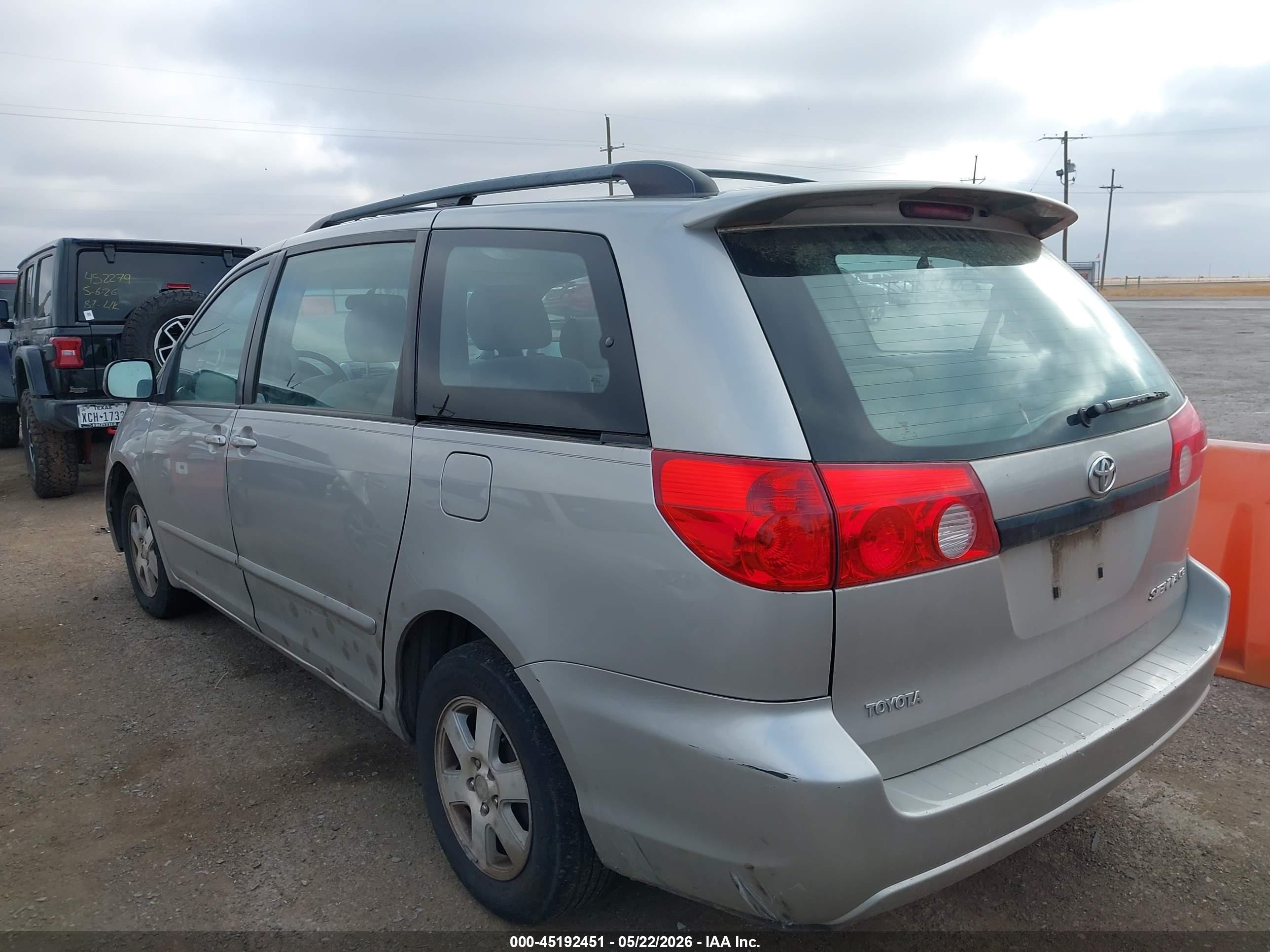 2006 Toyota Sienna Ce Silver vin: 5TDZA23C06S477846