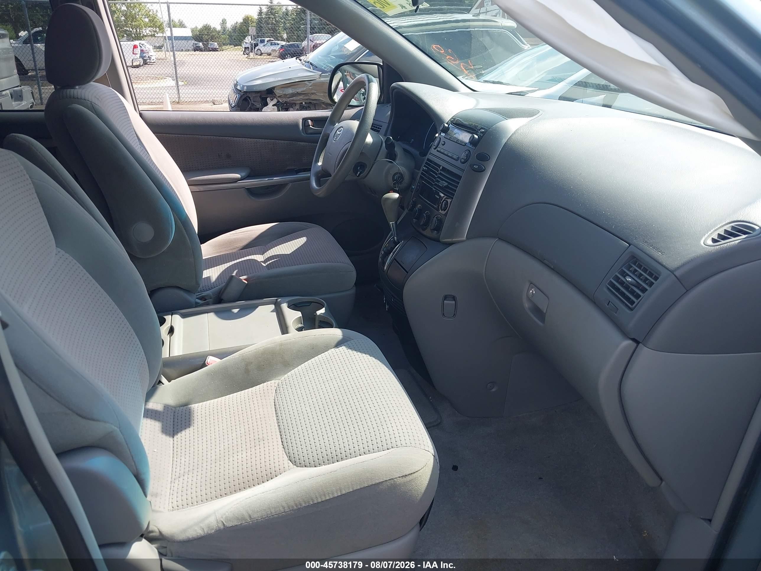 2006 Toyota Sienna Le Light Blue vin: 5TDZA23C06S491925