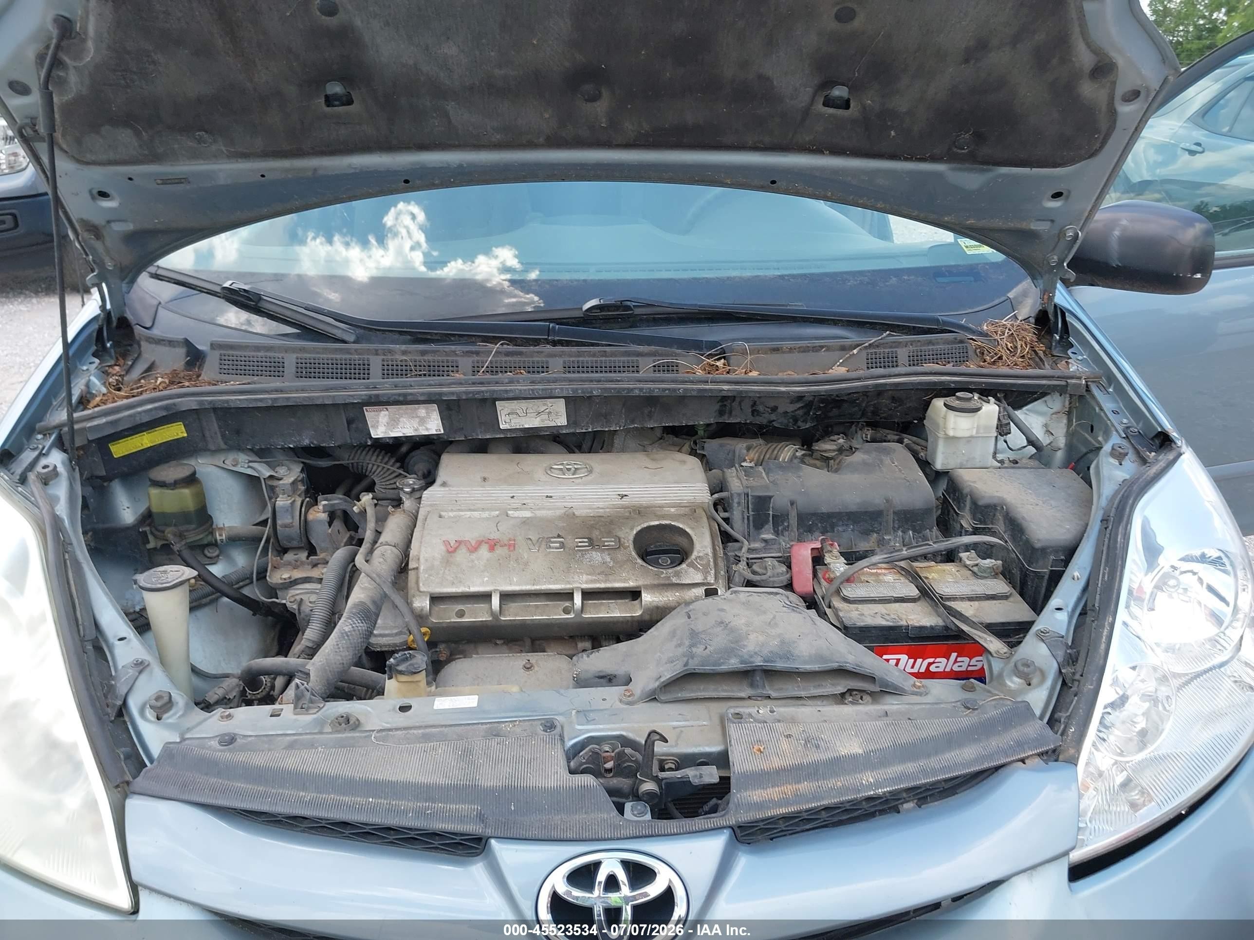 2006 Toyota Sienna Le Light Blue vin: 5TDZA23C06S538435