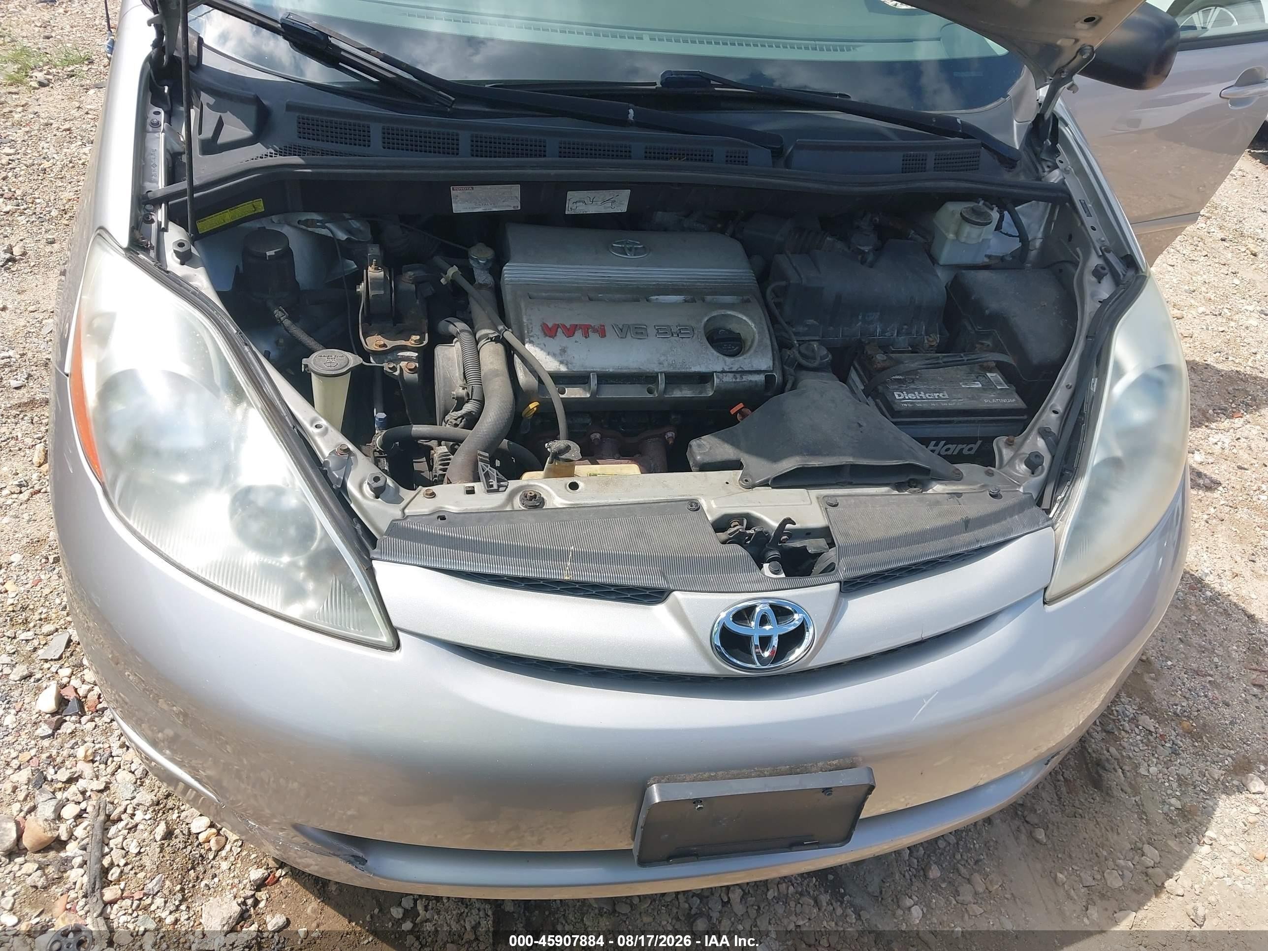 2006 Toyota Sienna Le Silver vin: 5TDZA23C06S563111