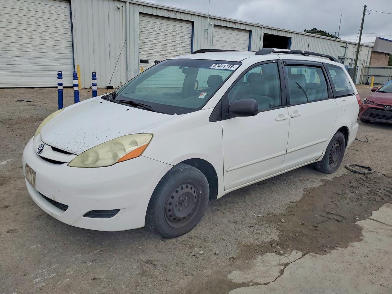 2006 Toyota Sienna Ce 7 Passenger White vin: 5TDZA23C06S570897