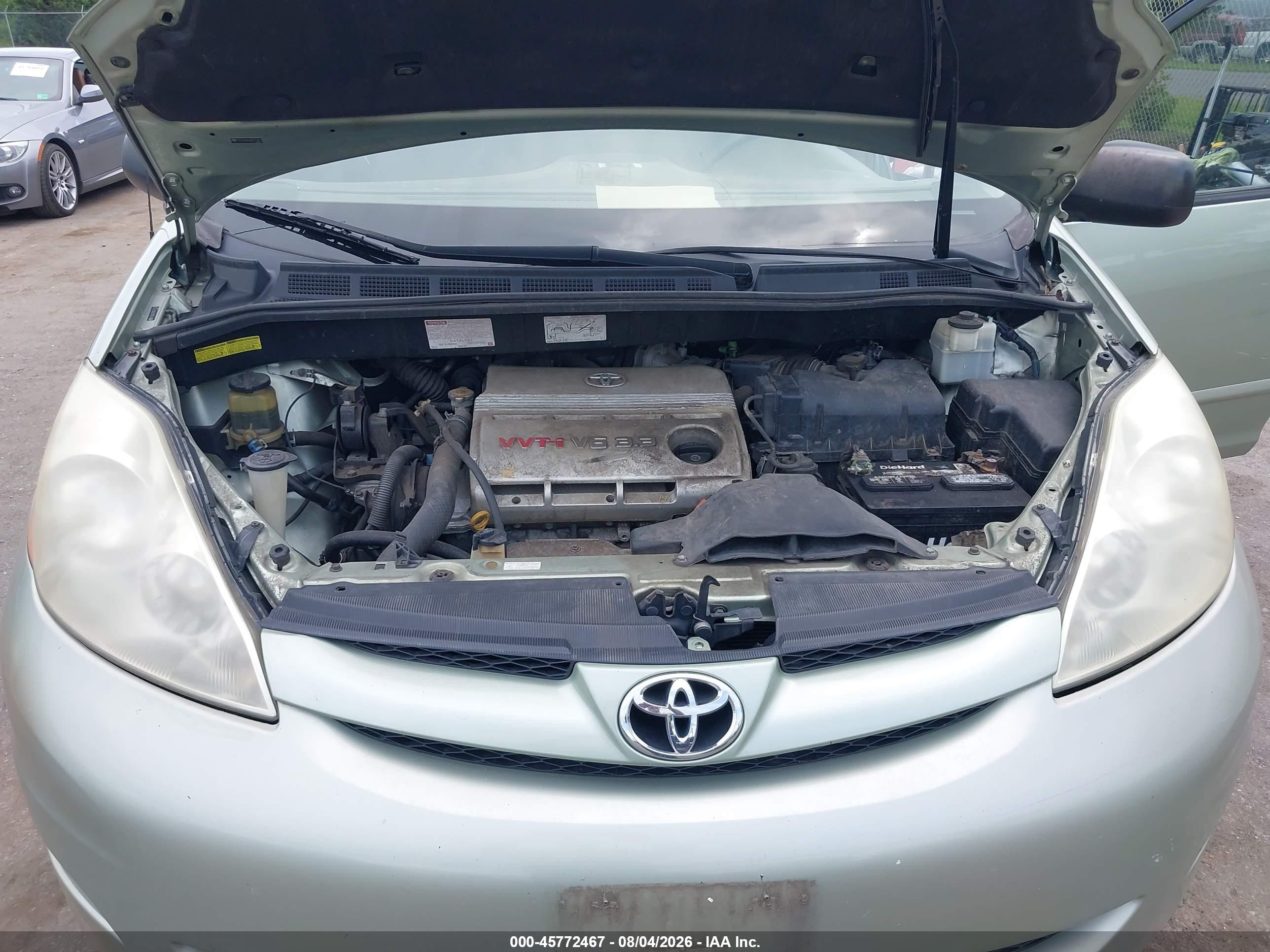 2006 Toyota Sienna Ce Зеленый vin: 5TDZA23C06S571323