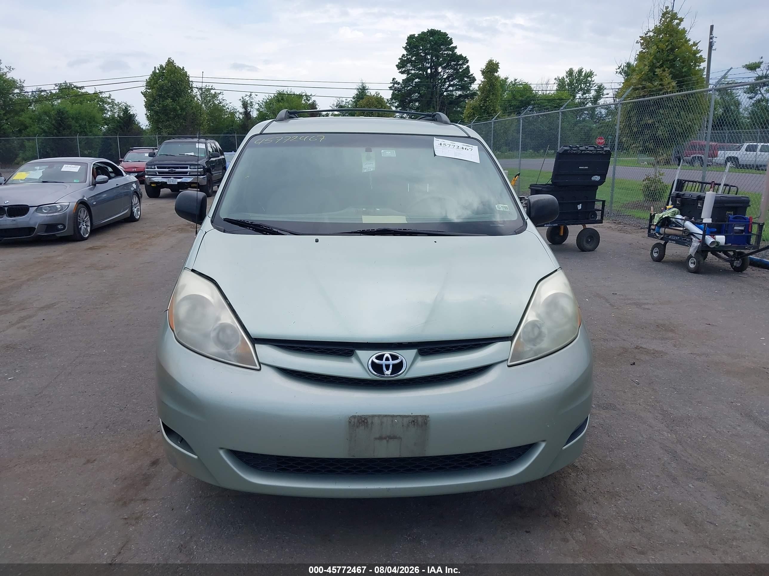 2006 Toyota Sienna Ce Зеленый vin: 5TDZA23C06S571323