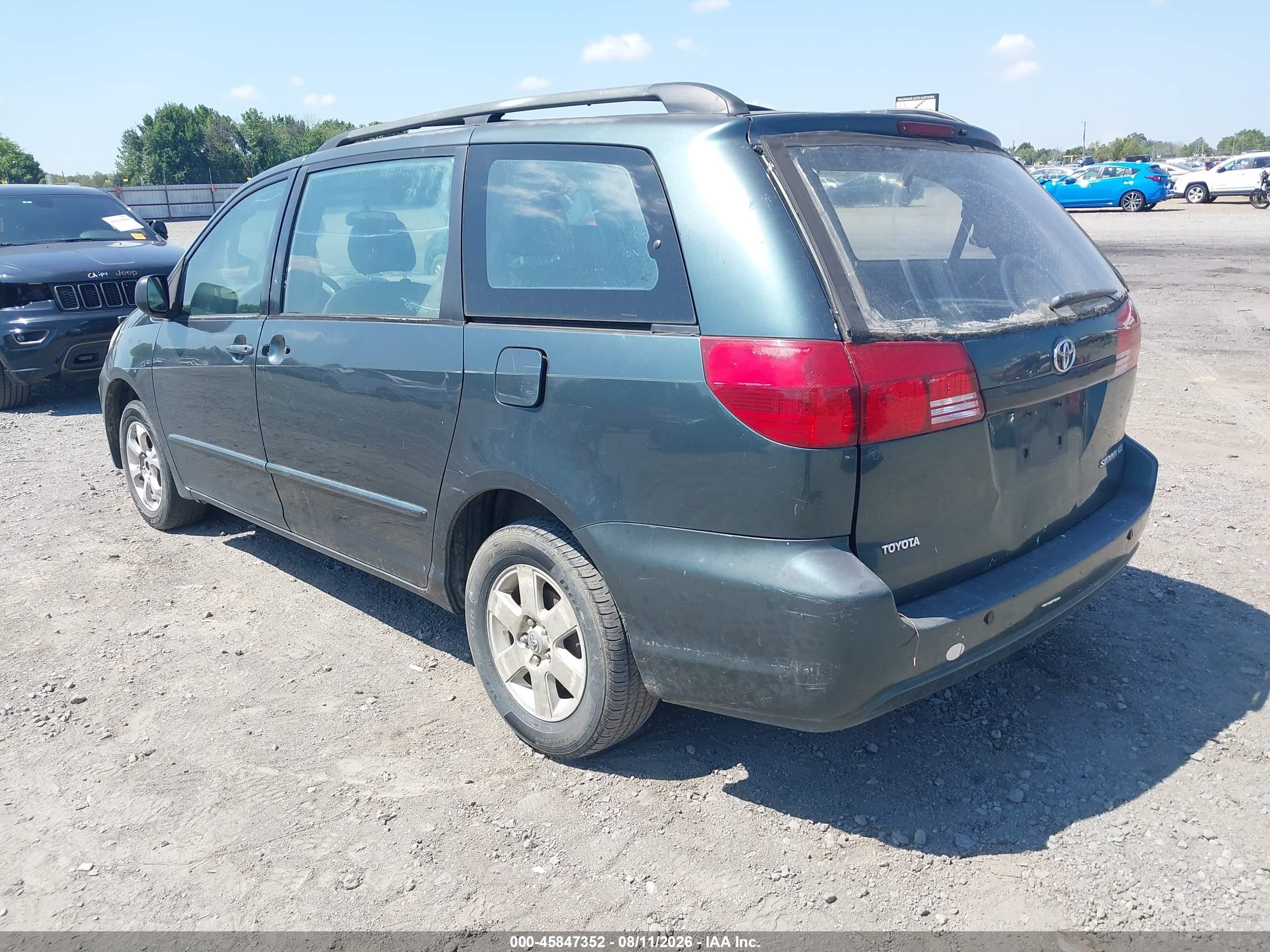 2004 Toyota Sienna Ce Green vin: 5TDZA23C14S145606