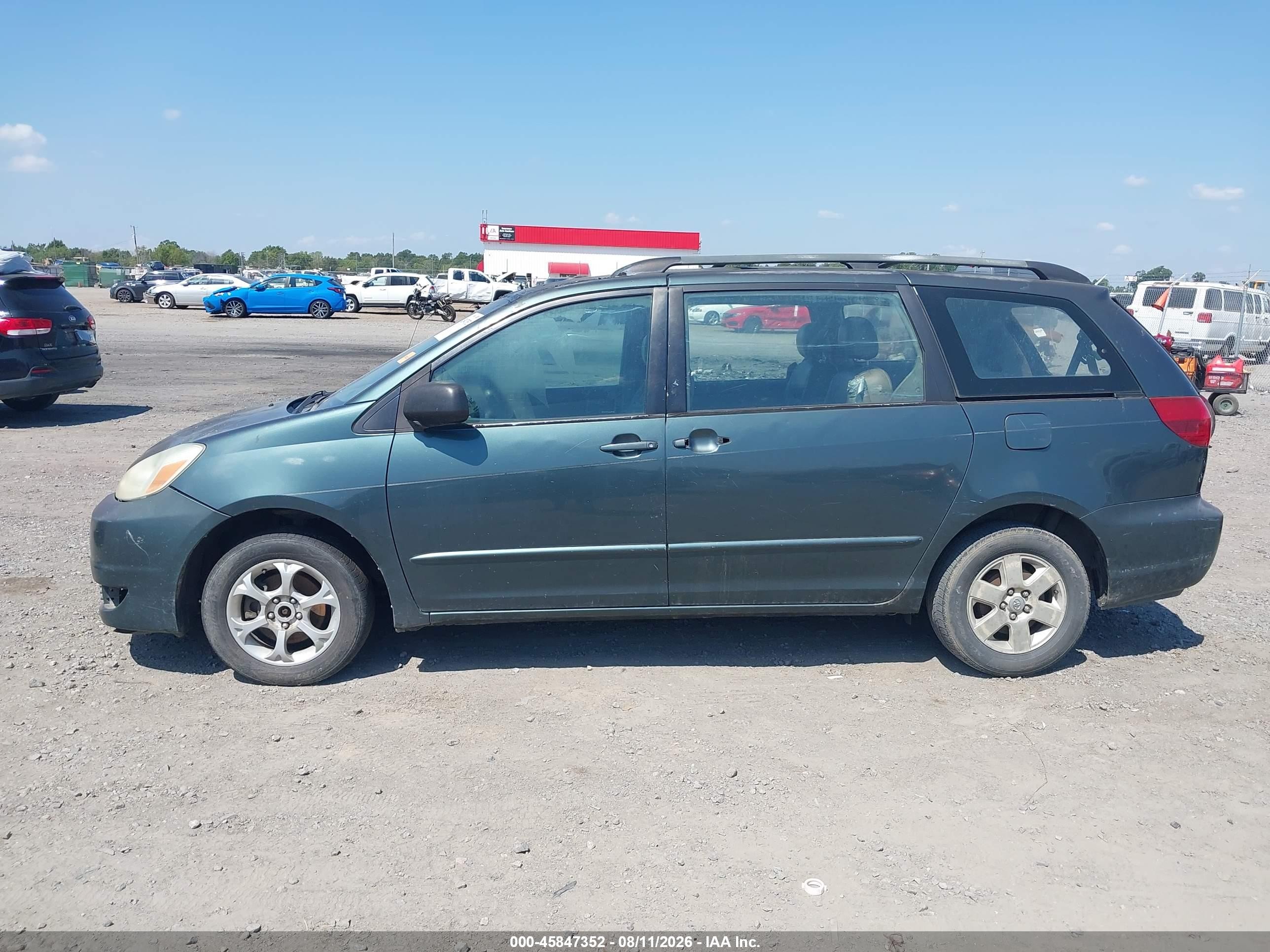 2004 Toyota Sienna Ce Green vin: 5TDZA23C14S145606