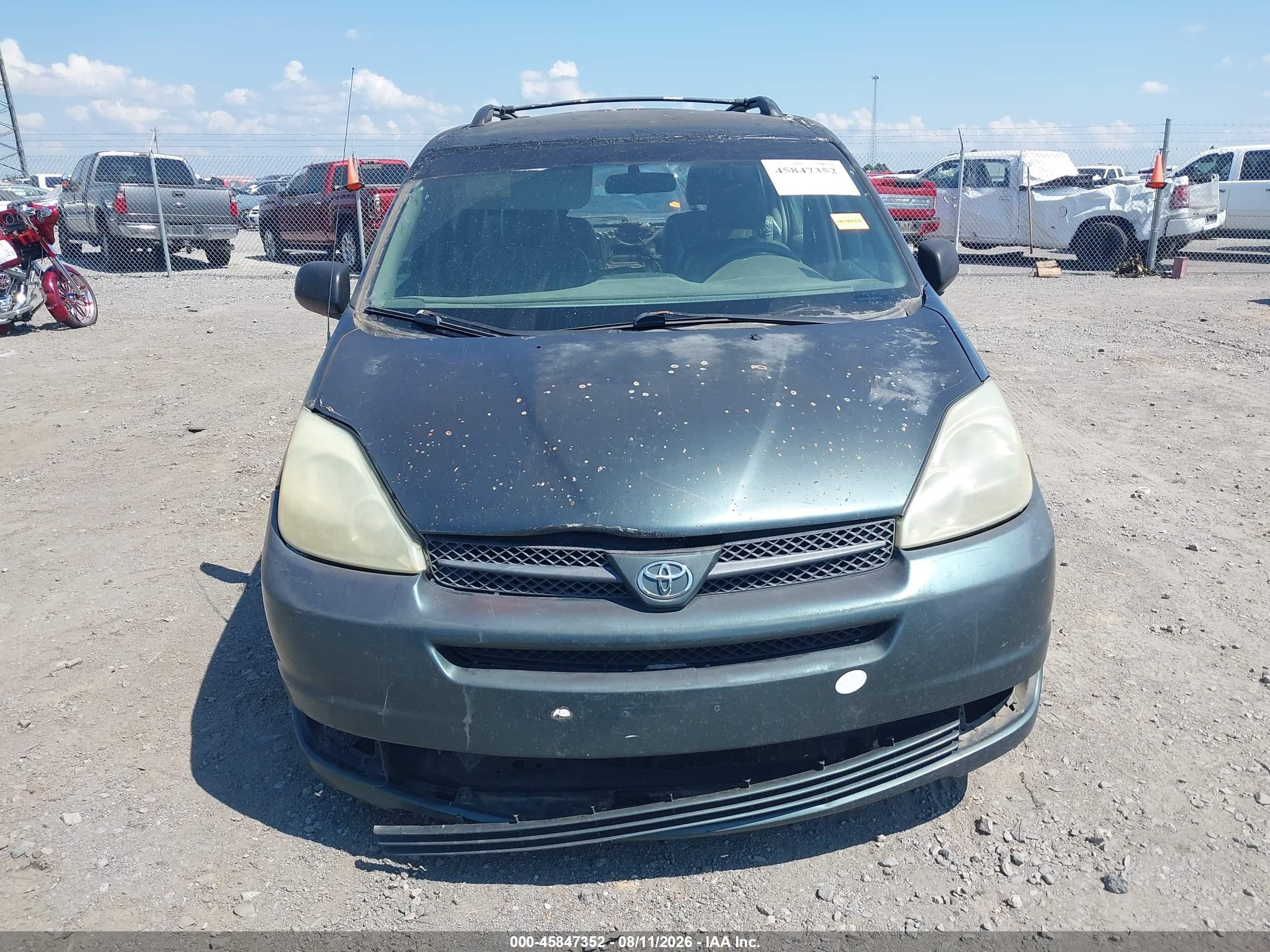 2004 Toyota Sienna Ce Green vin: 5TDZA23C14S145606