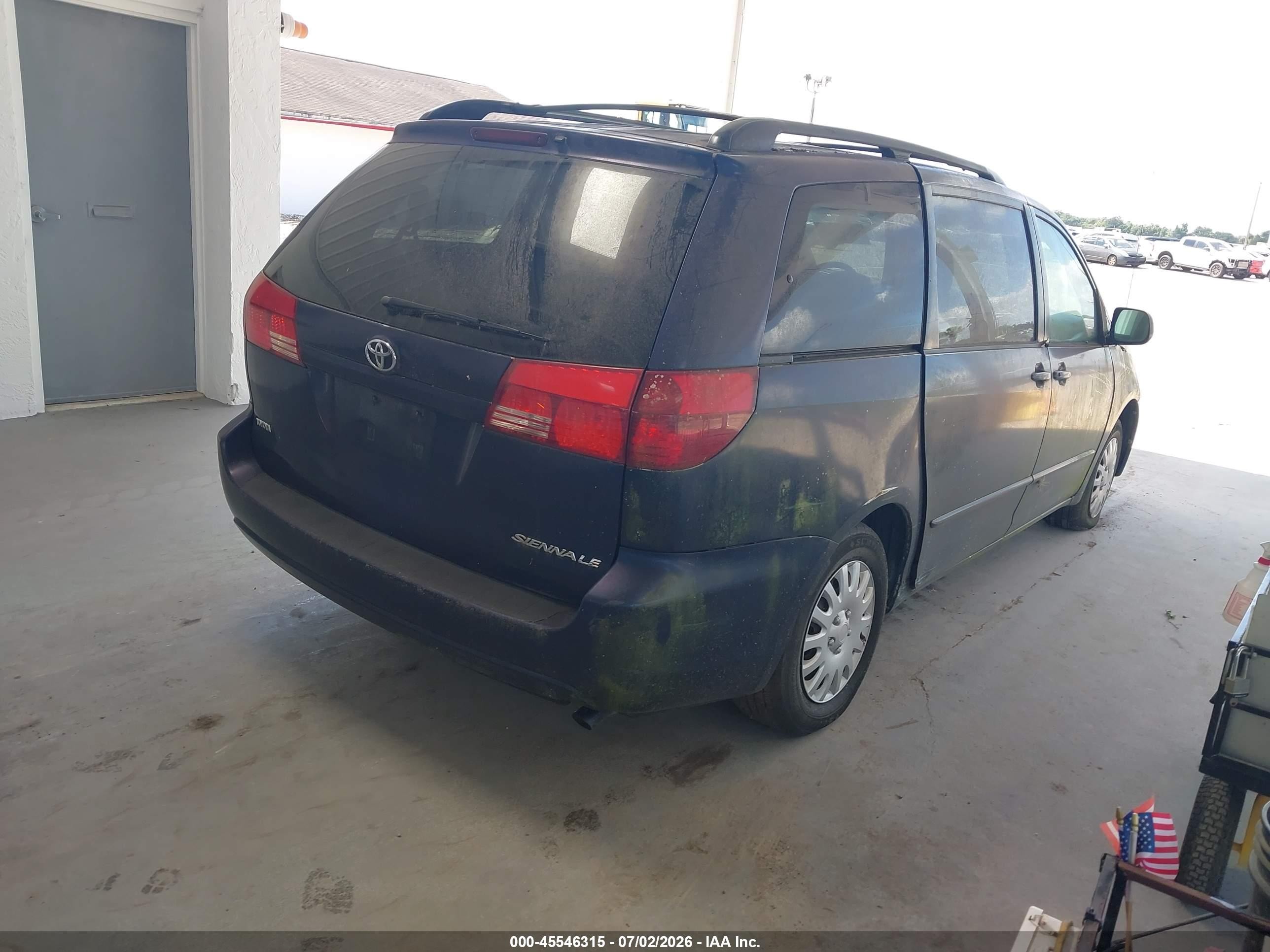 2005 Toyota Sienna Le Blue vin: 5TDZA23C15S336458