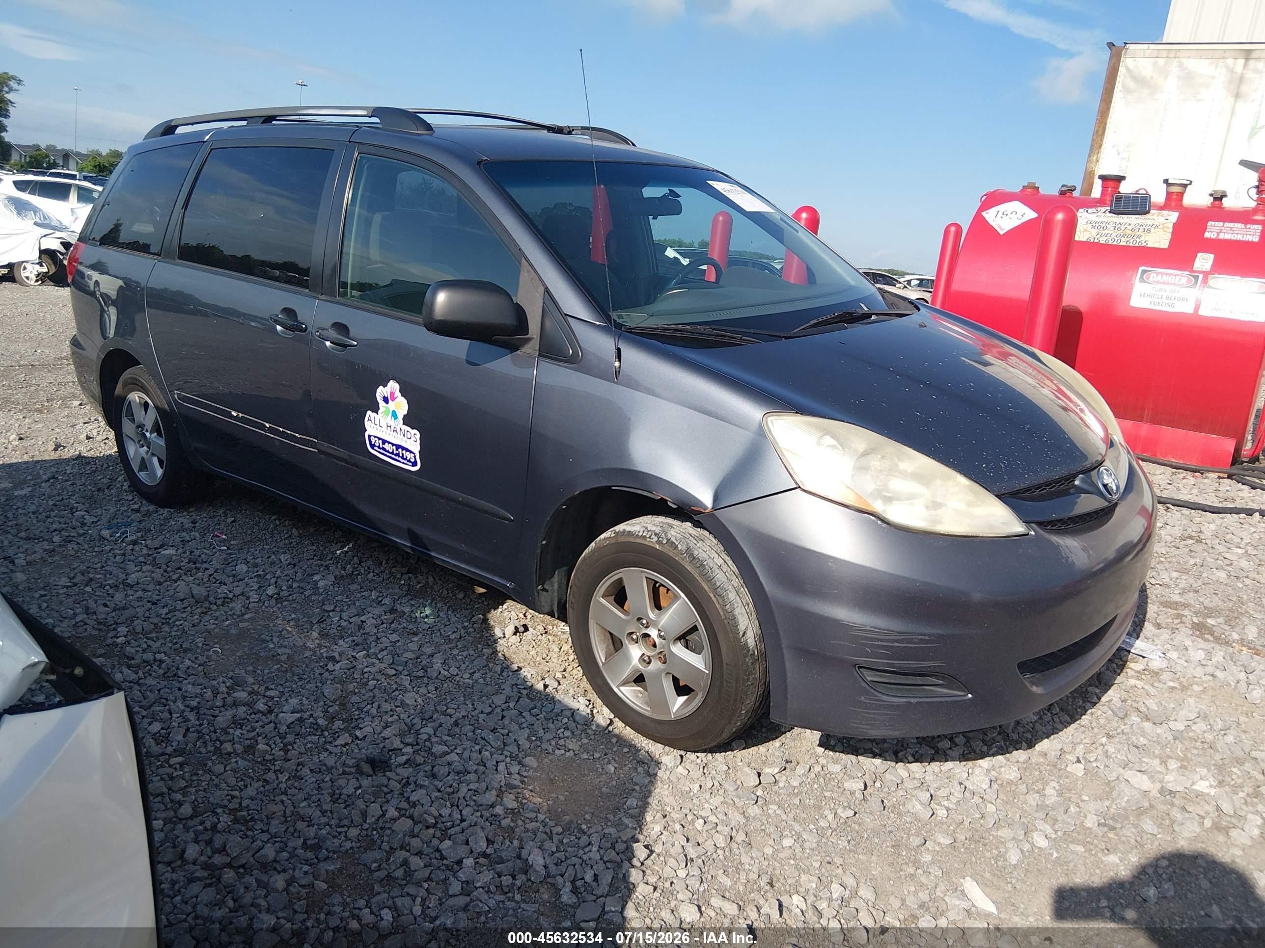 2006 Toyota Sienna Le Blue vin: 5TDZA23C16S392806