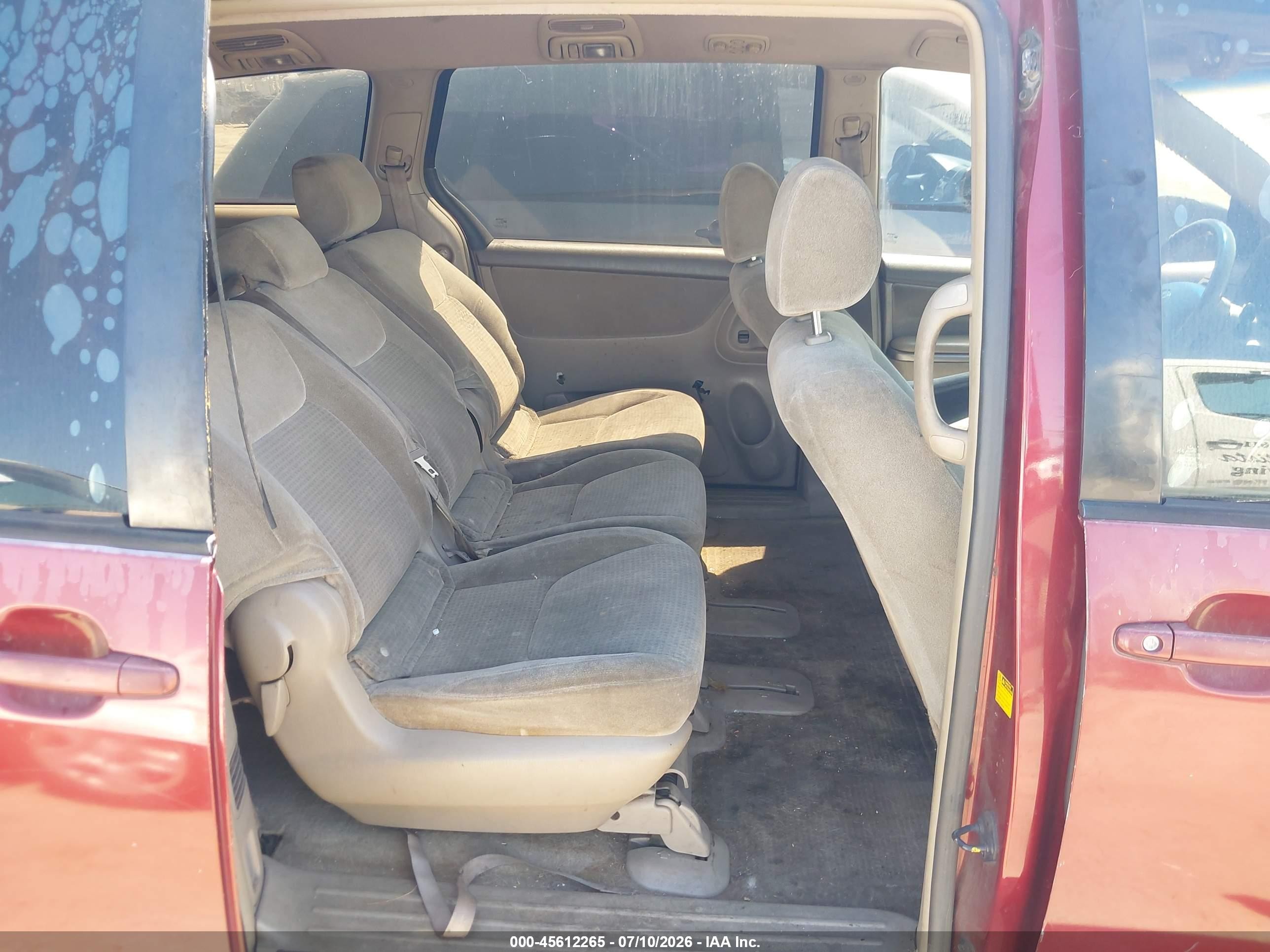 2006 Toyota Sienna Ce Red vin: 5TDZA23C16S431832
