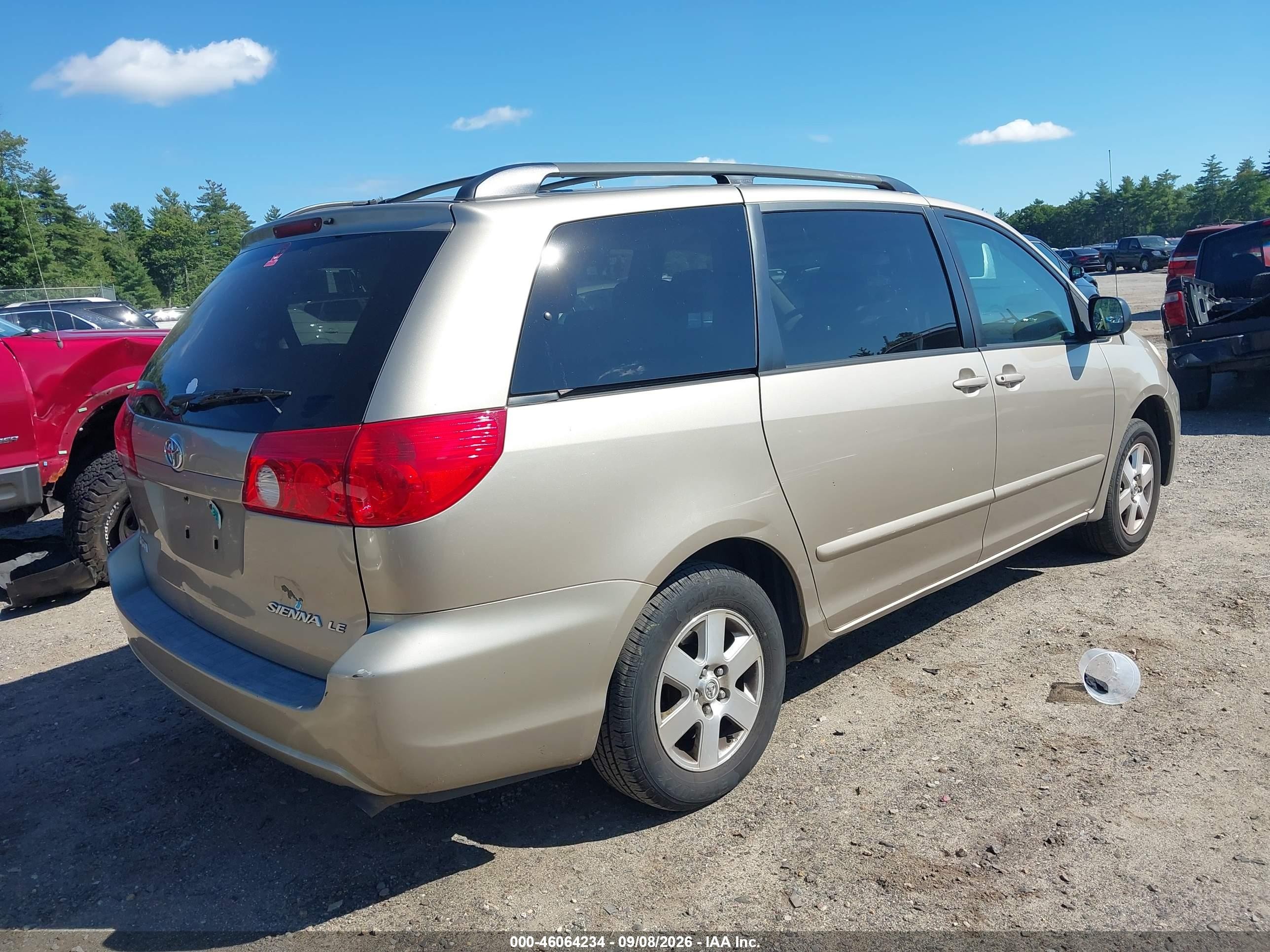 2006 Toyota Sienna Le Gold vin: 5TDZA23C16S435685