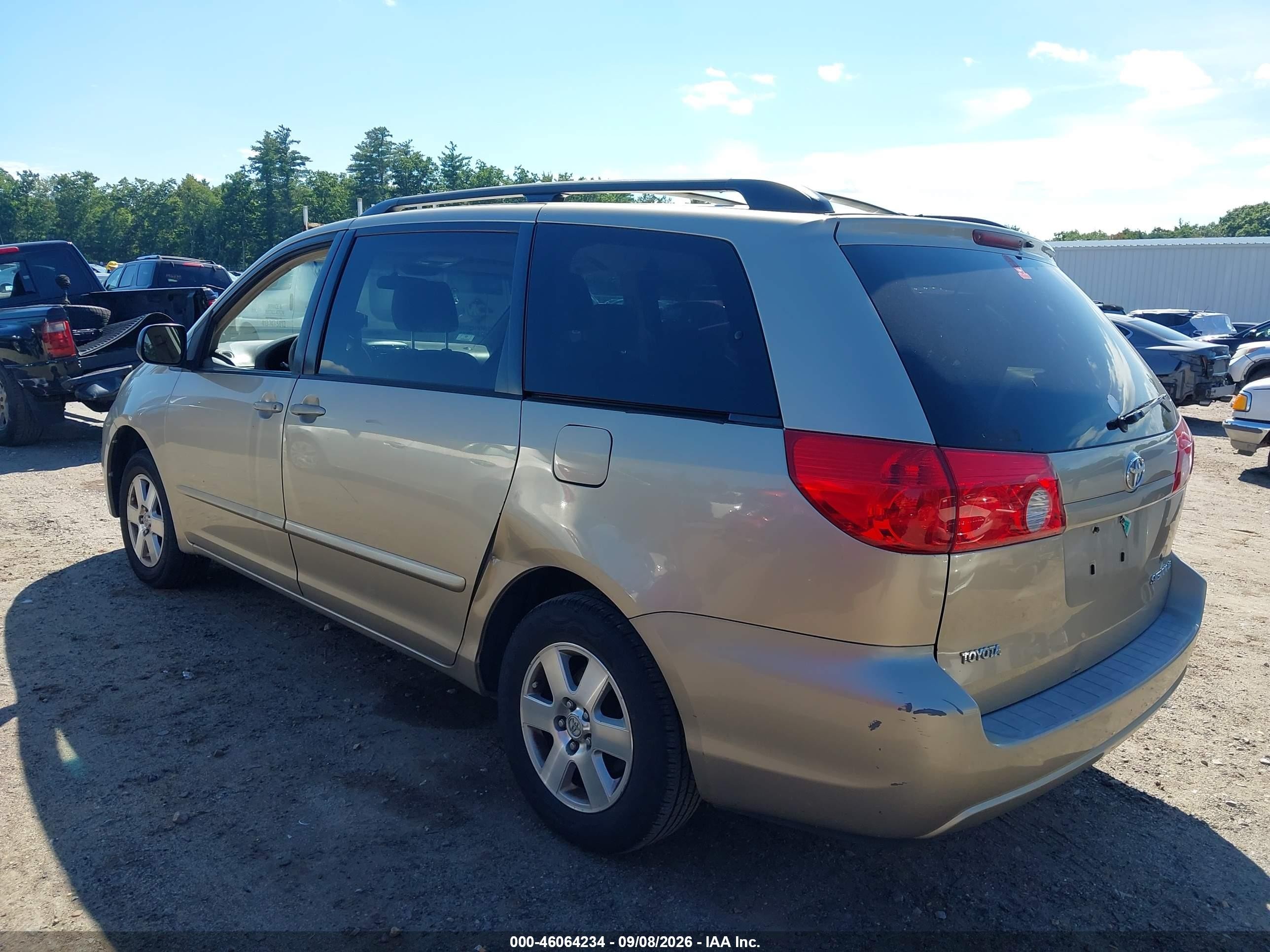 2006 Toyota Sienna Le Gold vin: 5TDZA23C16S435685