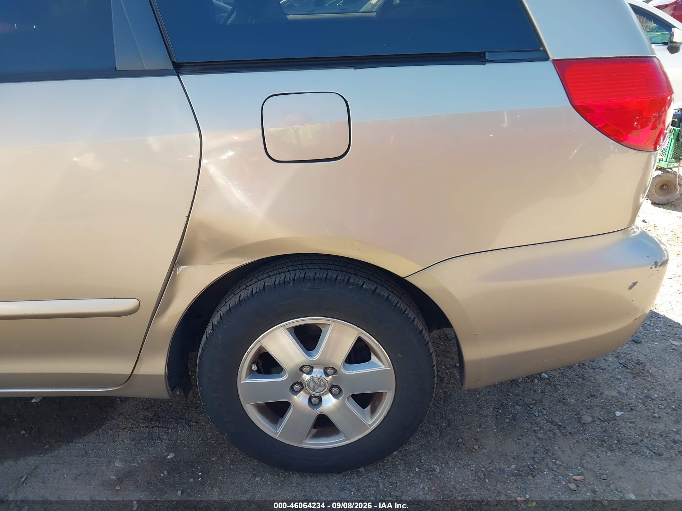 2006 Toyota Sienna Le Gold vin: 5TDZA23C16S435685