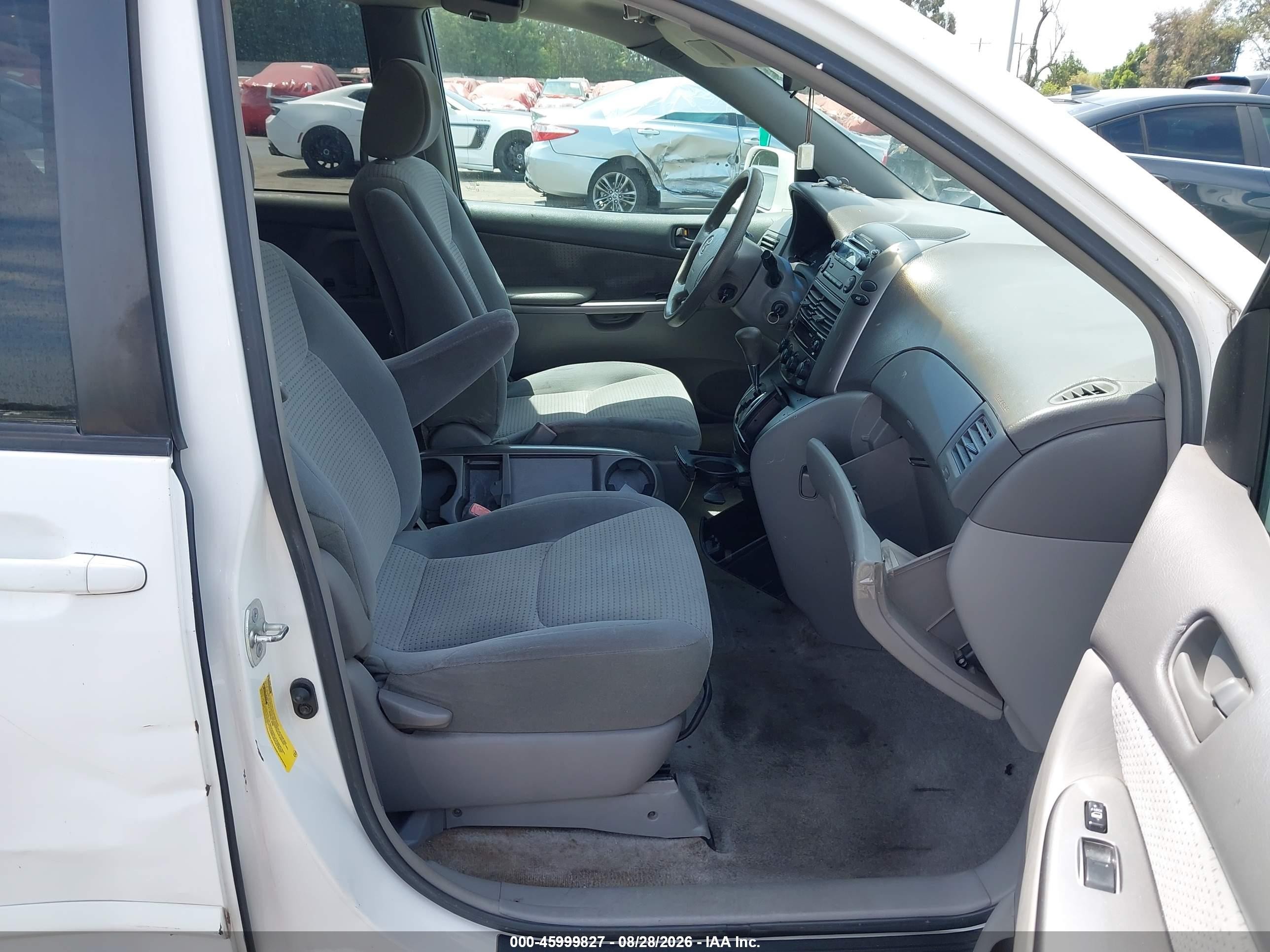 2006 Toyota Sienna Le White vin: 5TDZA23C16S445892