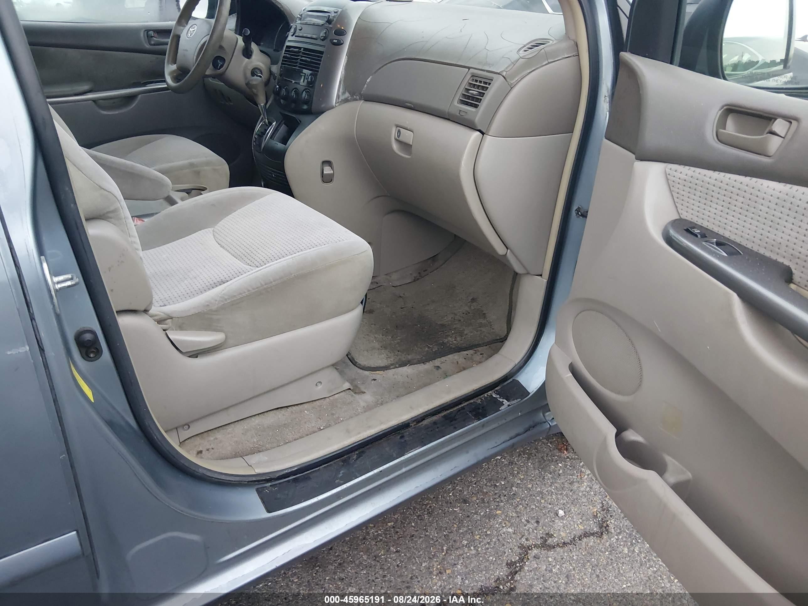 2006 Toyota Sienna Le Light Blue vin: 5TDZA23C16S460683