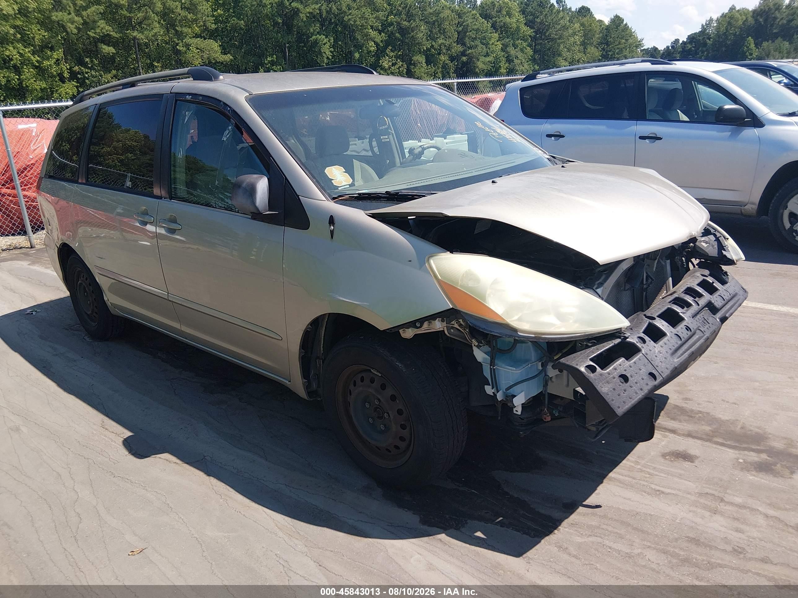 2006 Toyota Sienna Le Beige vin: 5TDZA23C16S508831