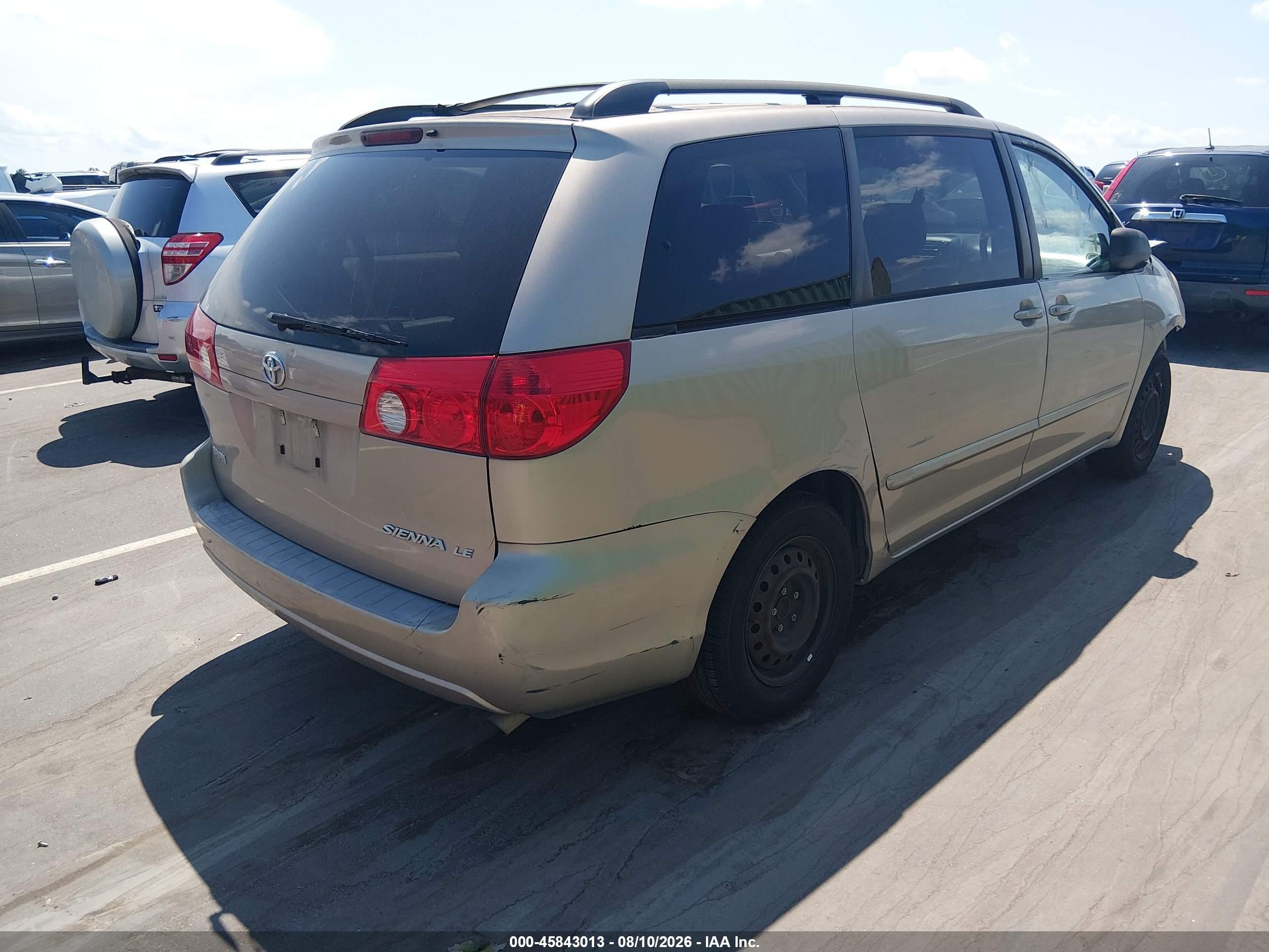2006 Toyota Sienna Le Beige vin: 5TDZA23C16S508831