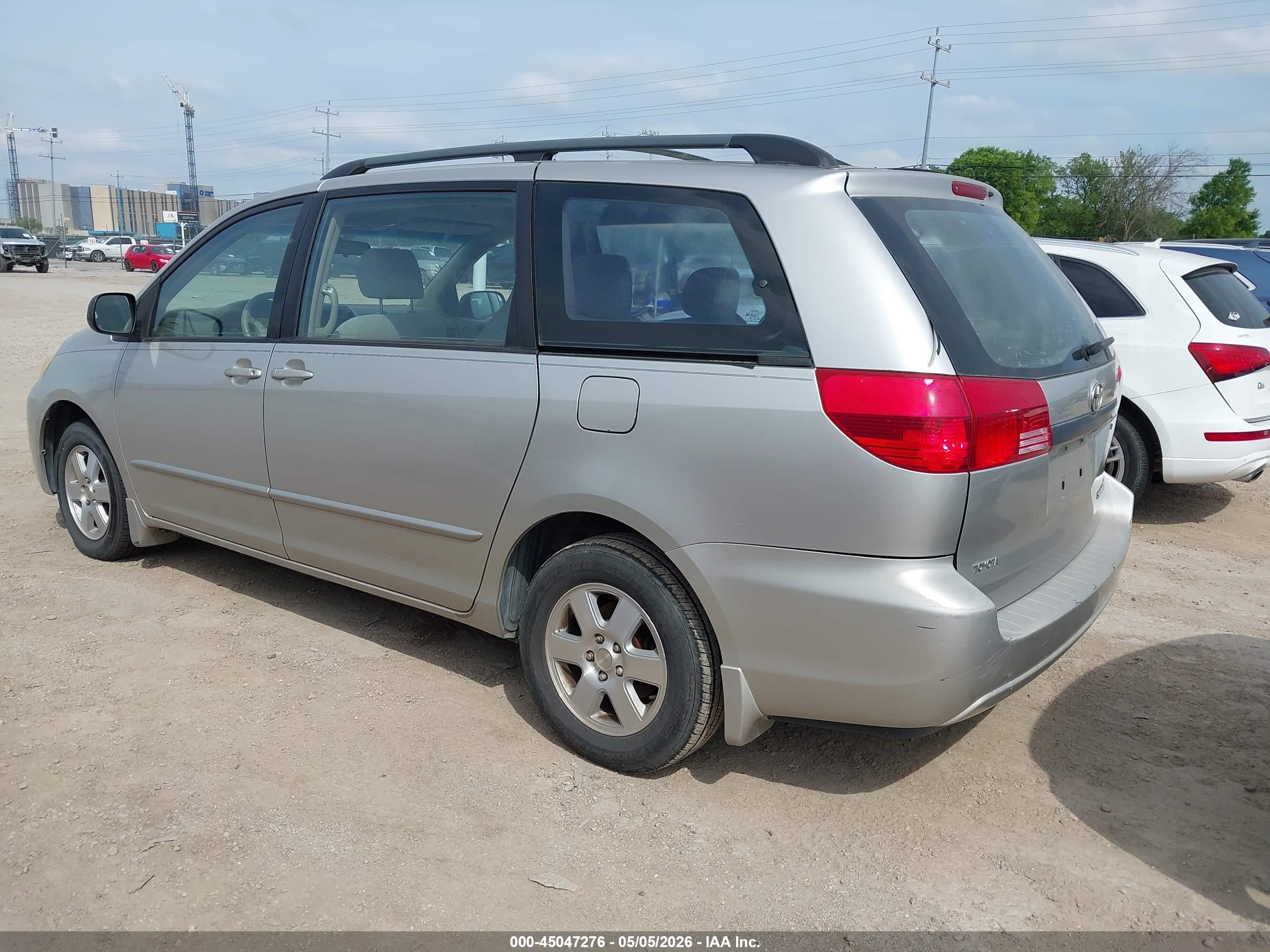 2004 Toyota Sienna Ce Серебряный vin: 5TDZA23C24S017052