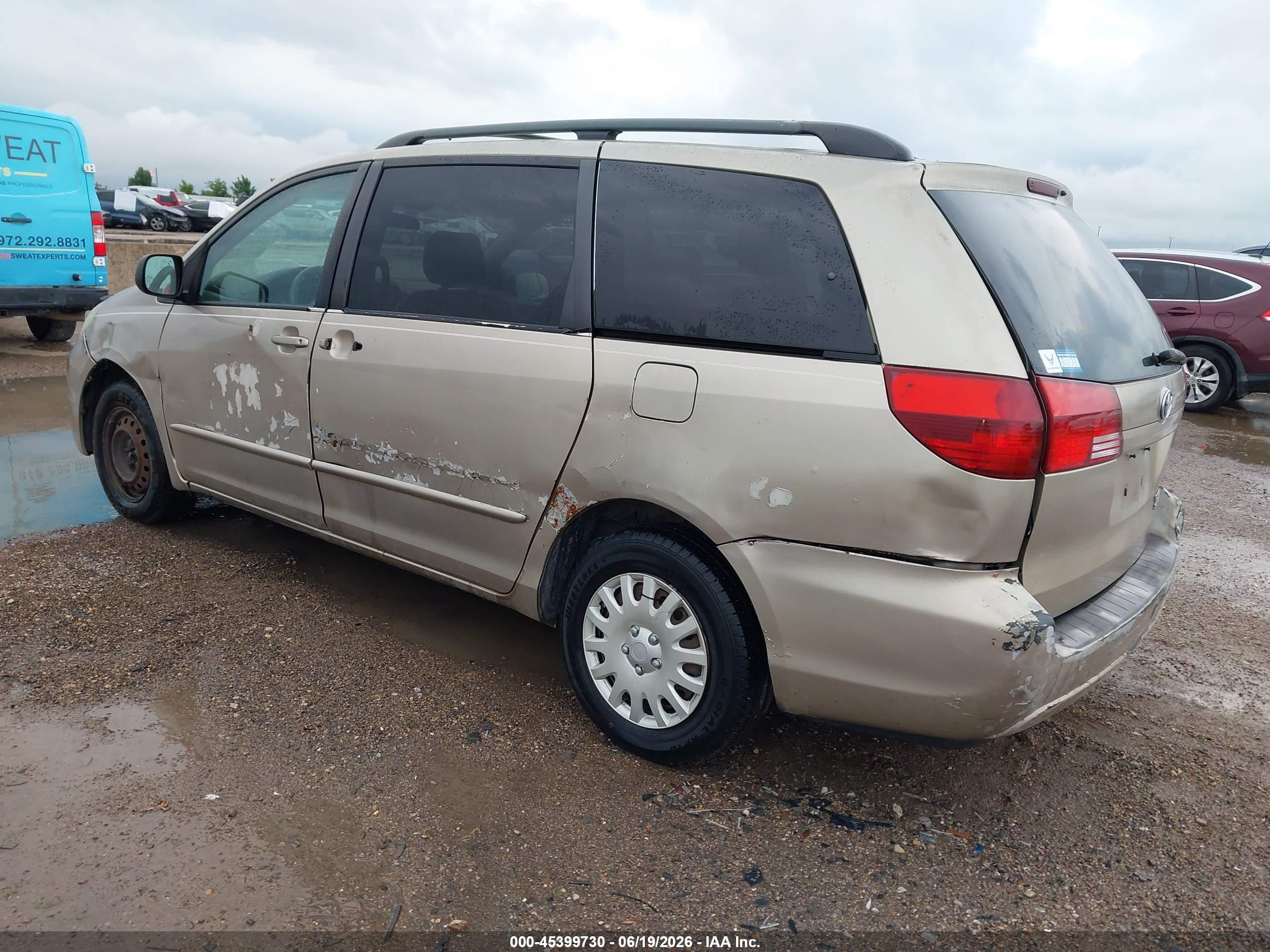 2004 Toyota Sienna Le Gold vin: 5TDZA23C24S140379