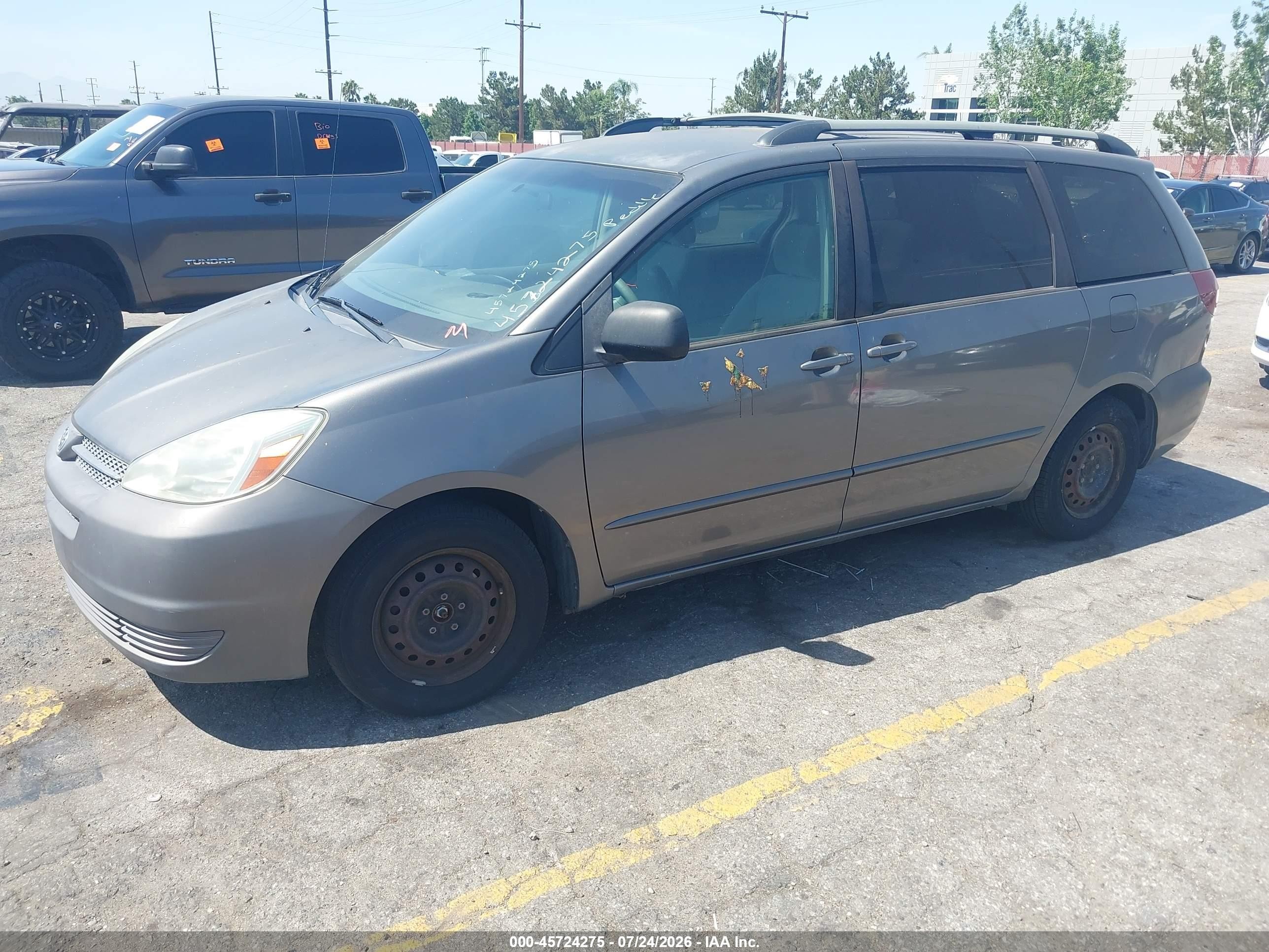 2004 Toyota Sienna Le Gray vin: 5TDZA23C24S213959