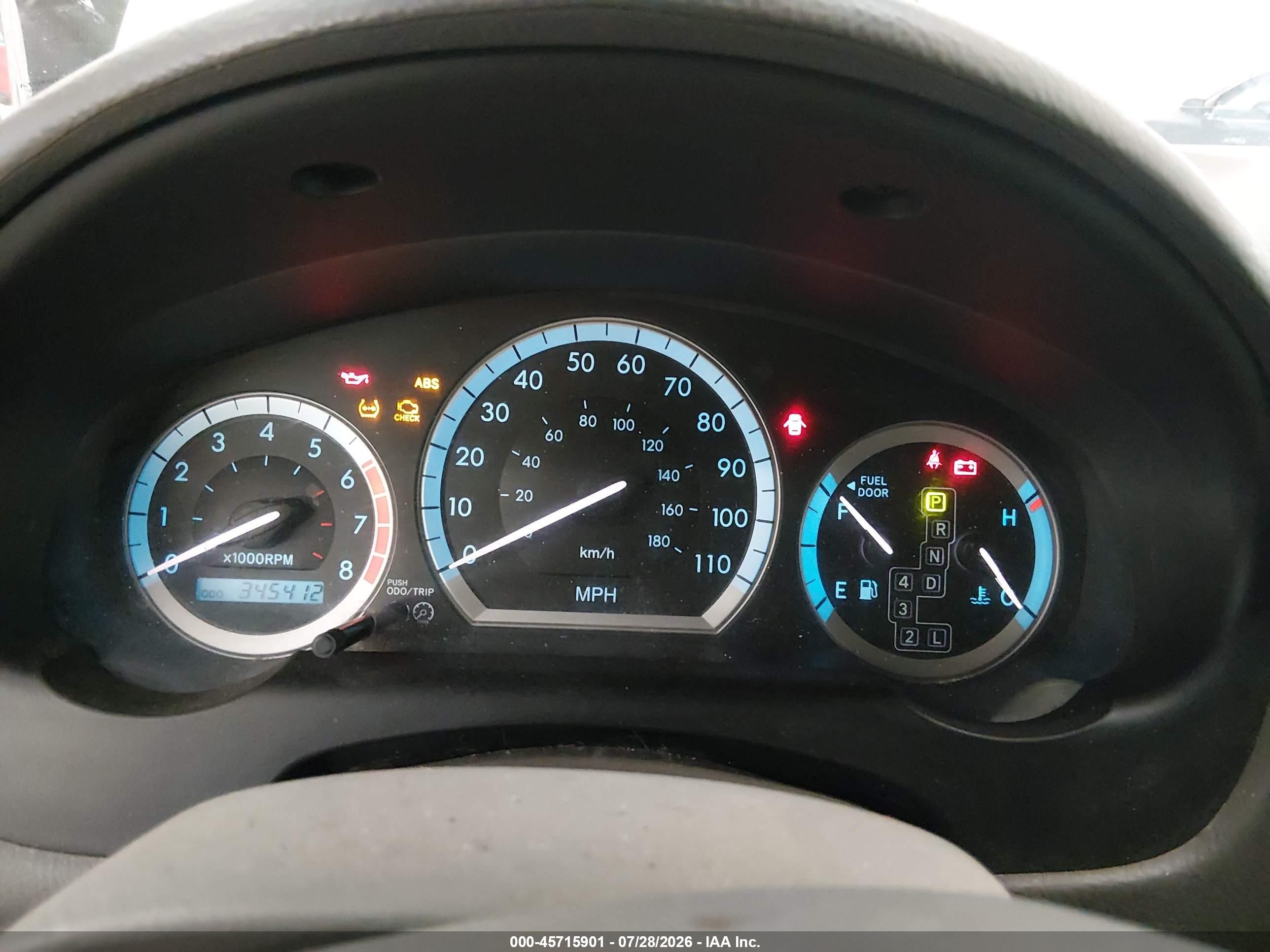 2005 Toyota Sienna Le Белый vin: 5TDZA23C25S236899
