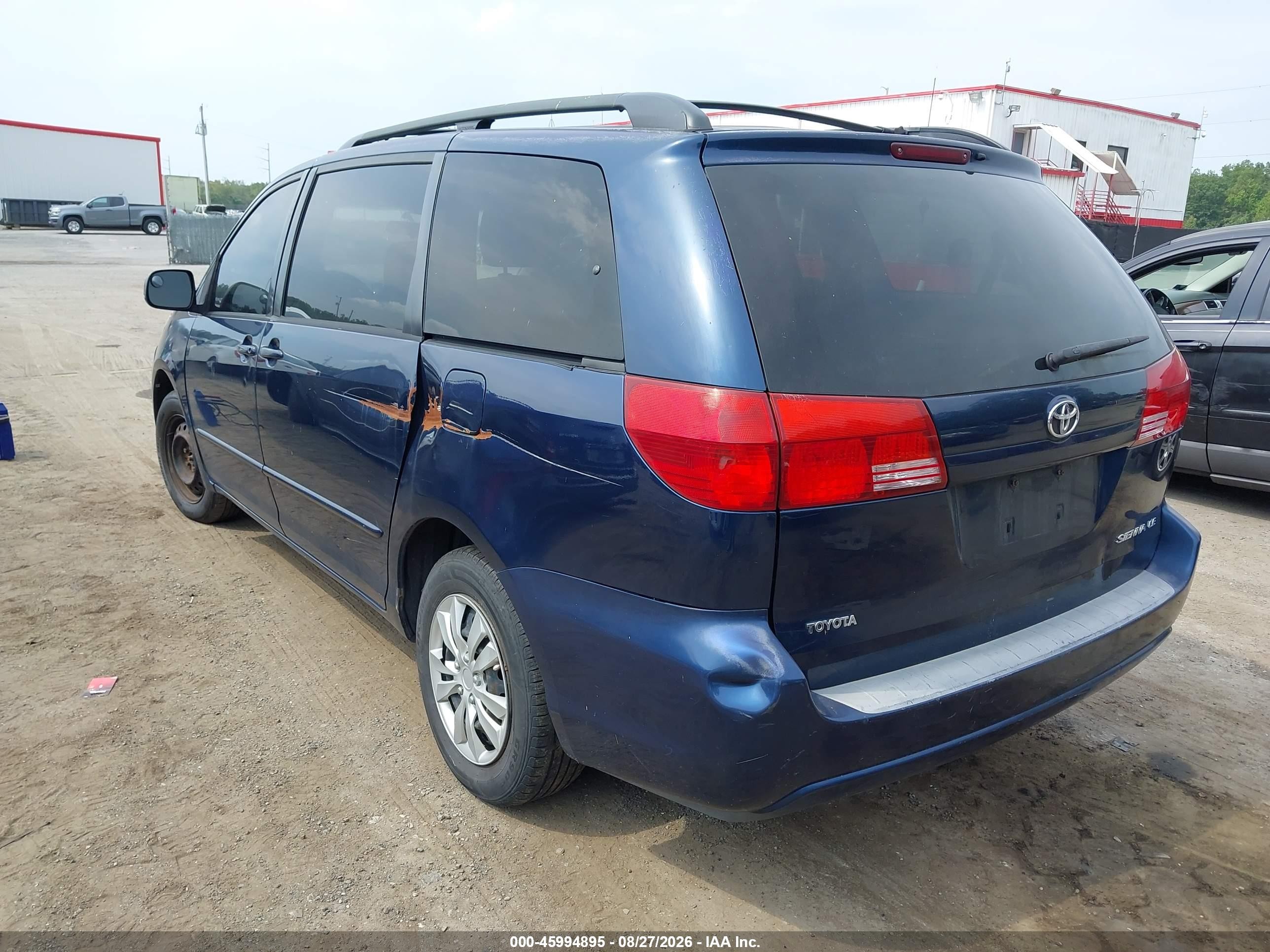 2005 Toyota Sienna Le Blue vin: 5TDZA23C25S255811