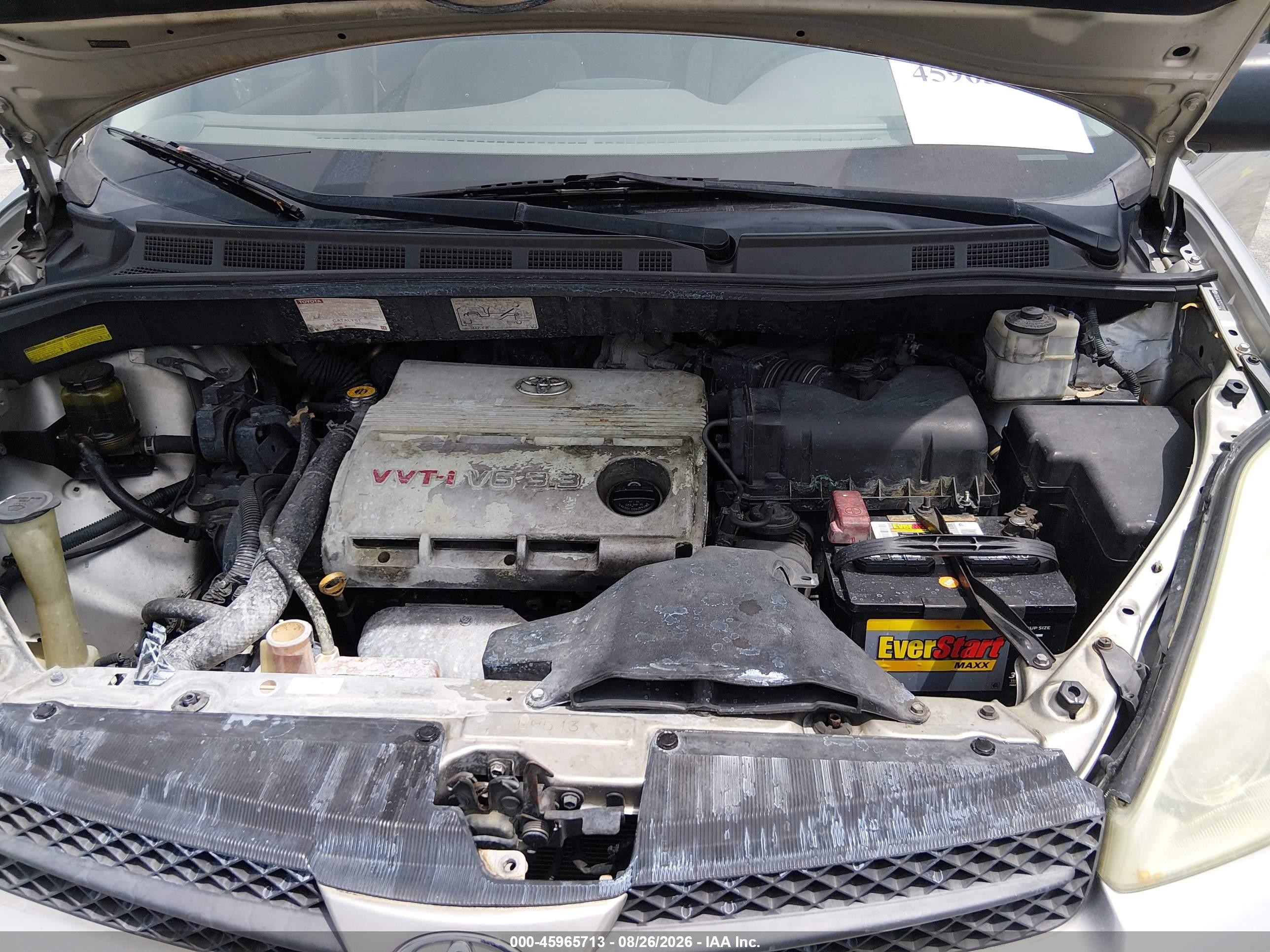 2005 Toyota Sienna Ce Silver vin: 5TDZA23C25S313111