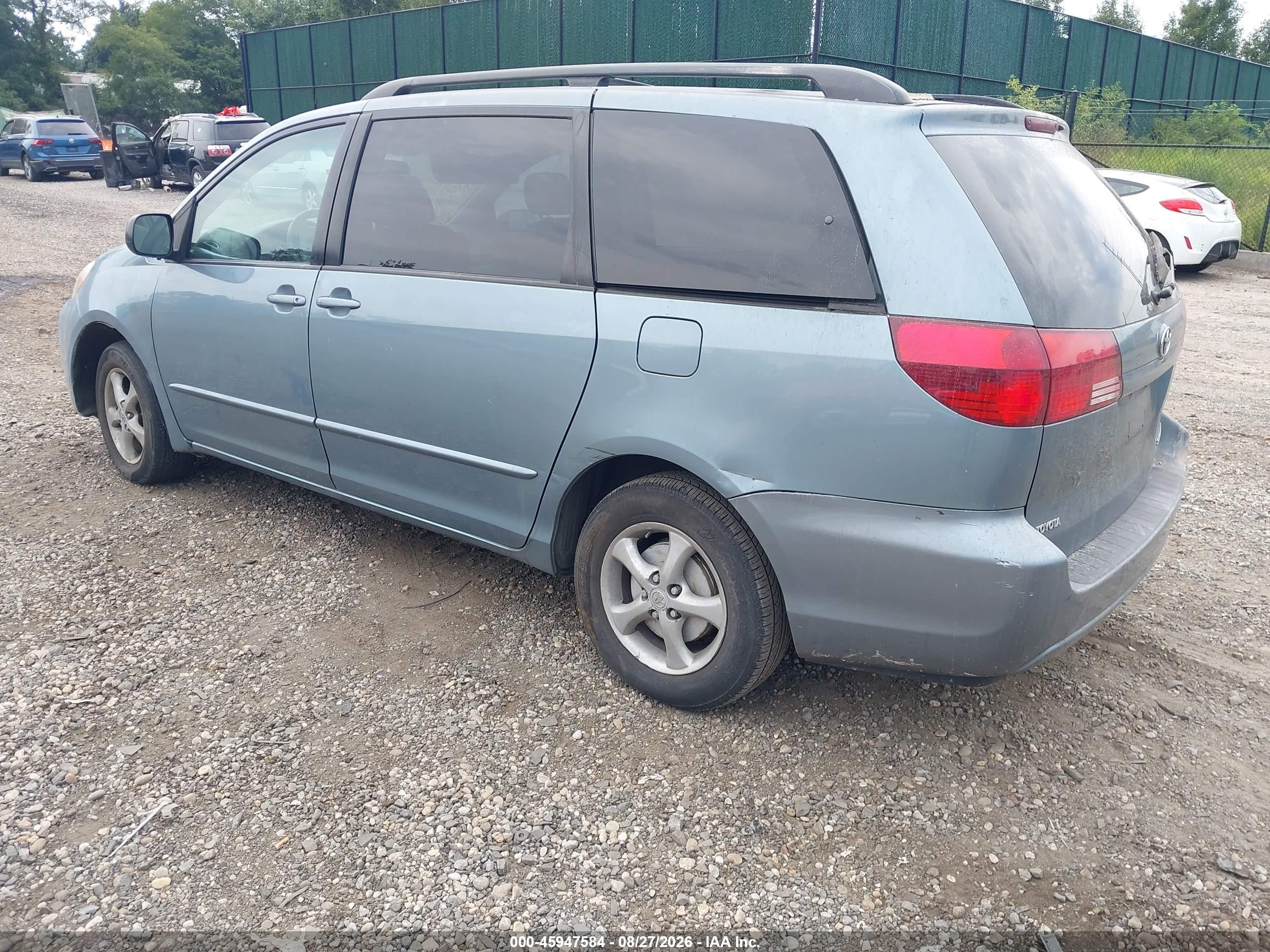 2005 Toyota Sienna Le Blue vin: 5TDZA23C25S339255