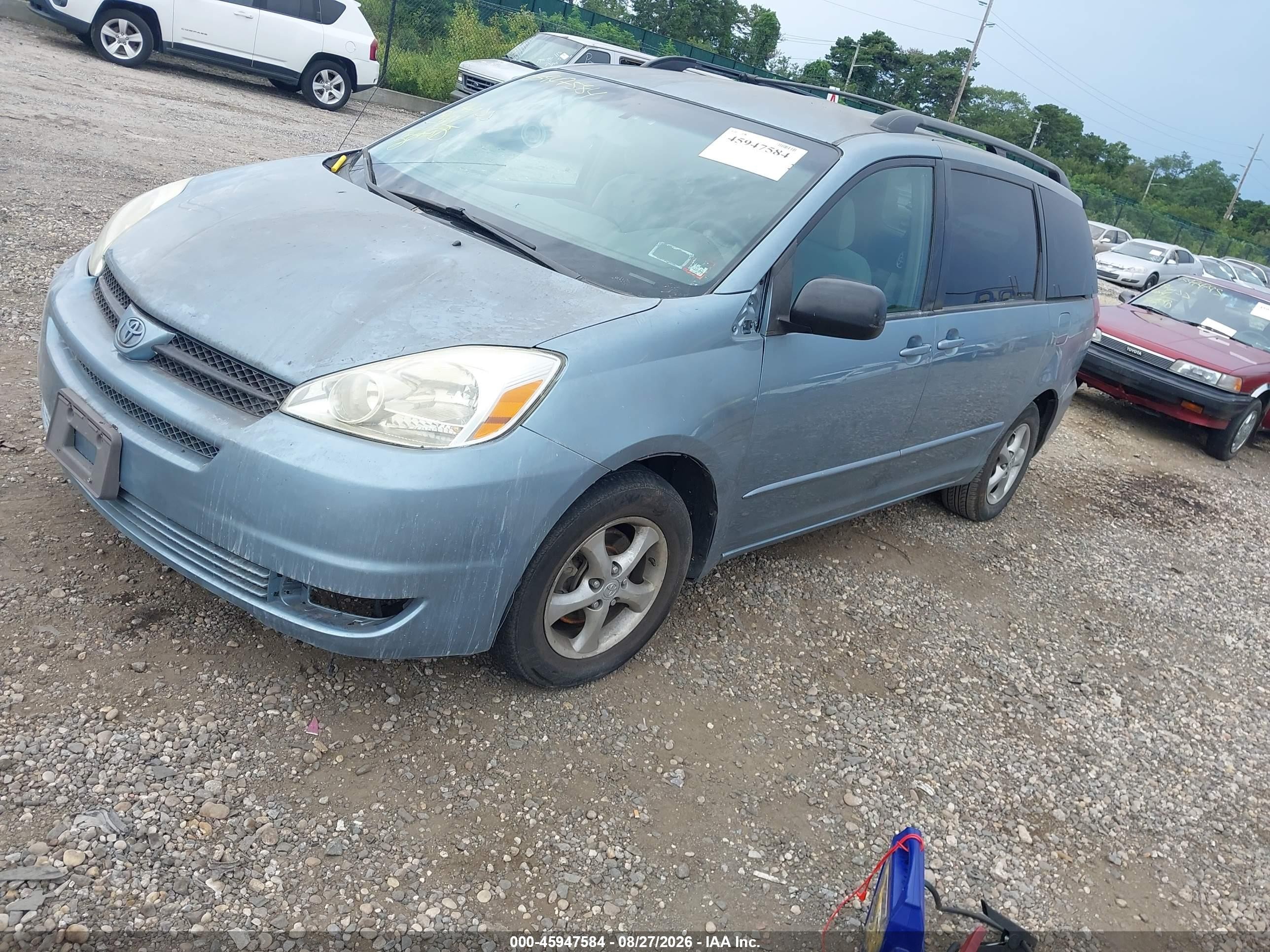2005 Toyota Sienna Le Blue vin: 5TDZA23C25S339255