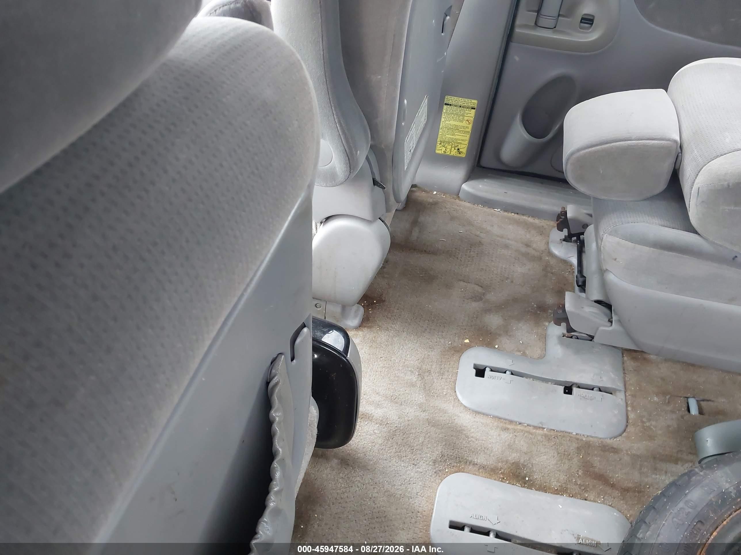 2005 Toyota Sienna Le Blue vin: 5TDZA23C25S339255