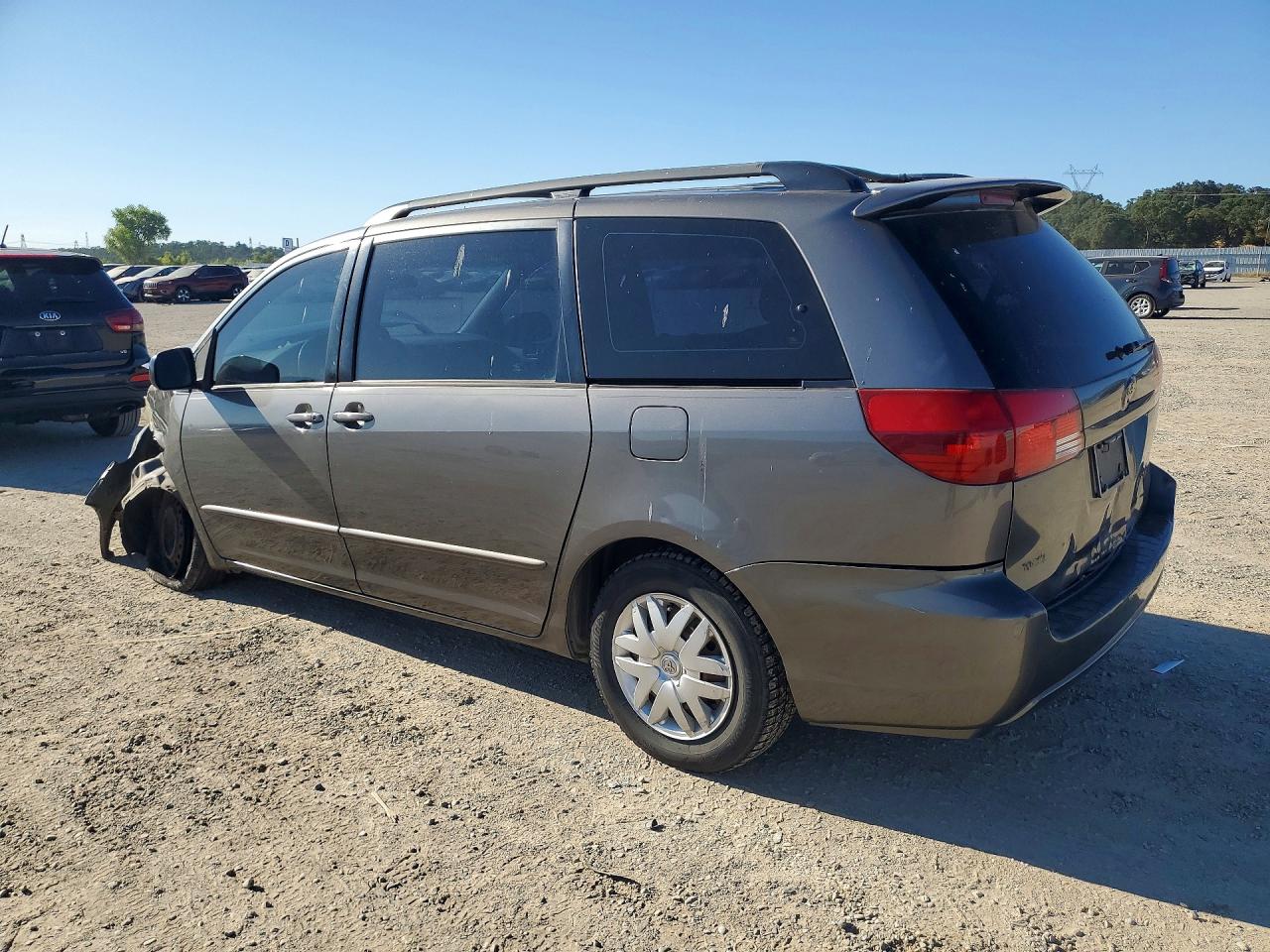 2005 Toyota Sienna Ce 7 Passenger Gray vin: 5TDZA23C25S341877