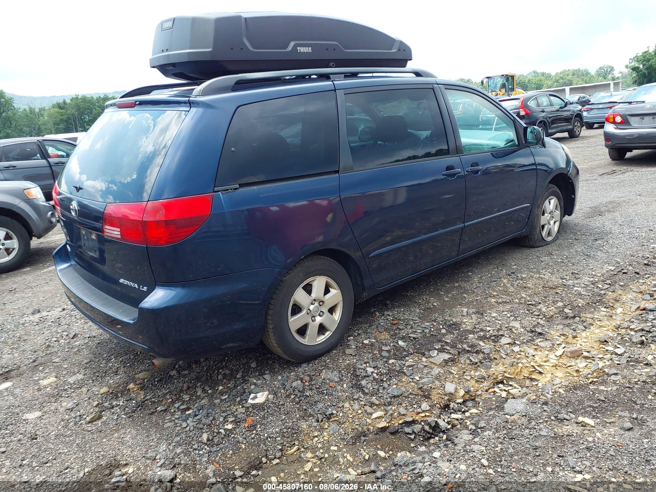 2005 Toyota Sienna Le Blue vin: 5TDZA23C25S363975