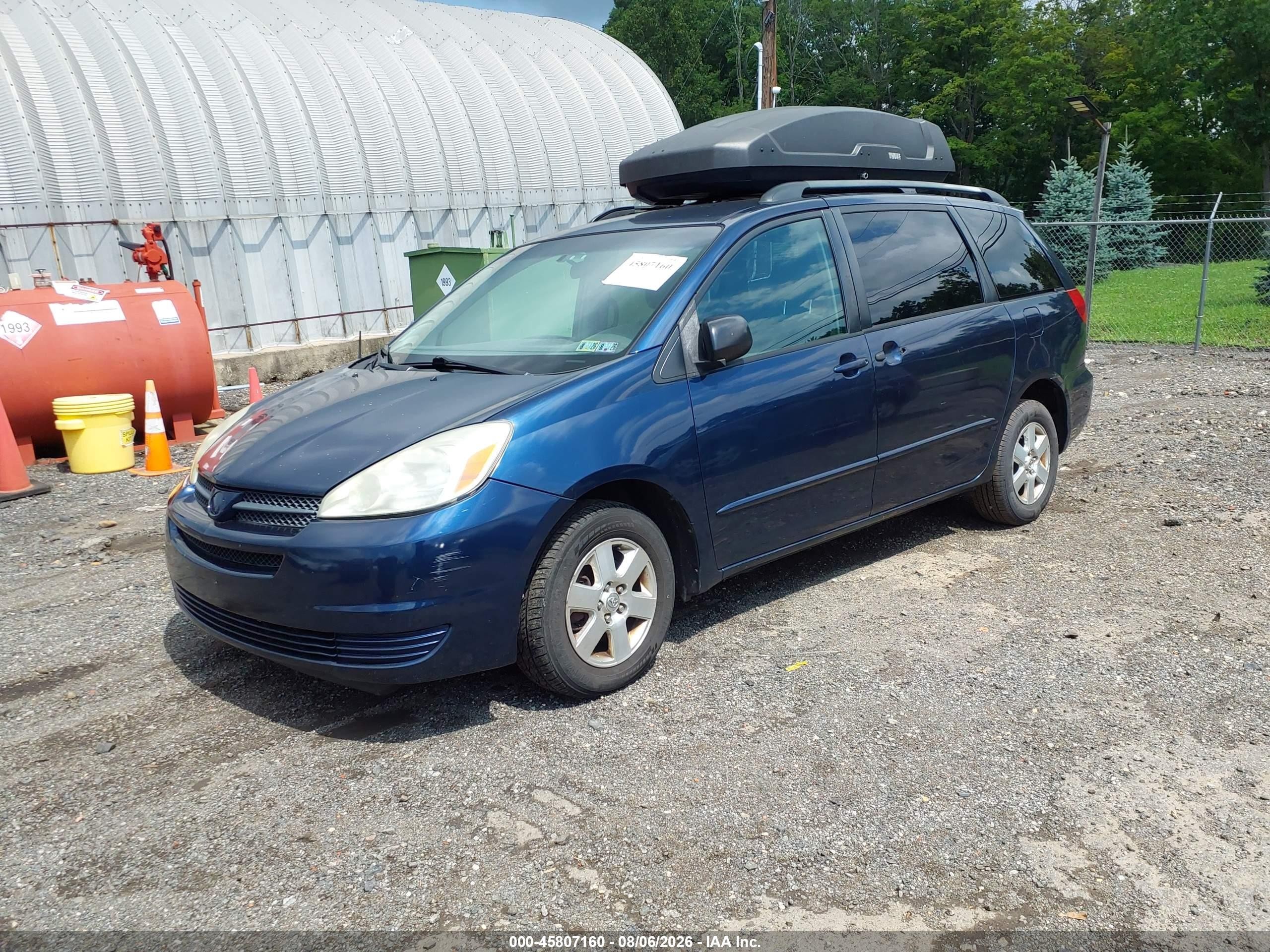 2005 Toyota Sienna Le Blue vin: 5TDZA23C25S363975