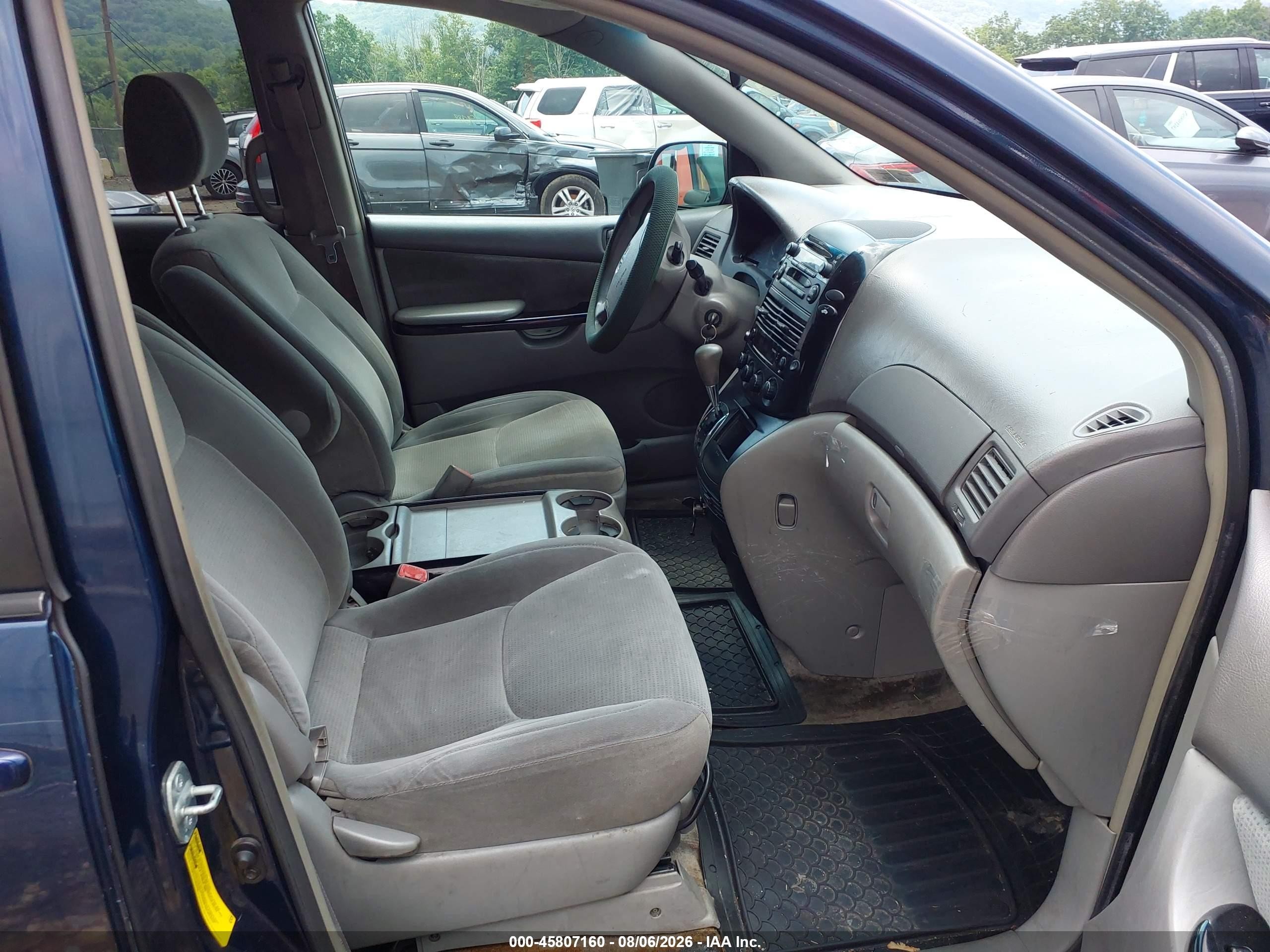 2005 Toyota Sienna Le Blue vin: 5TDZA23C25S363975