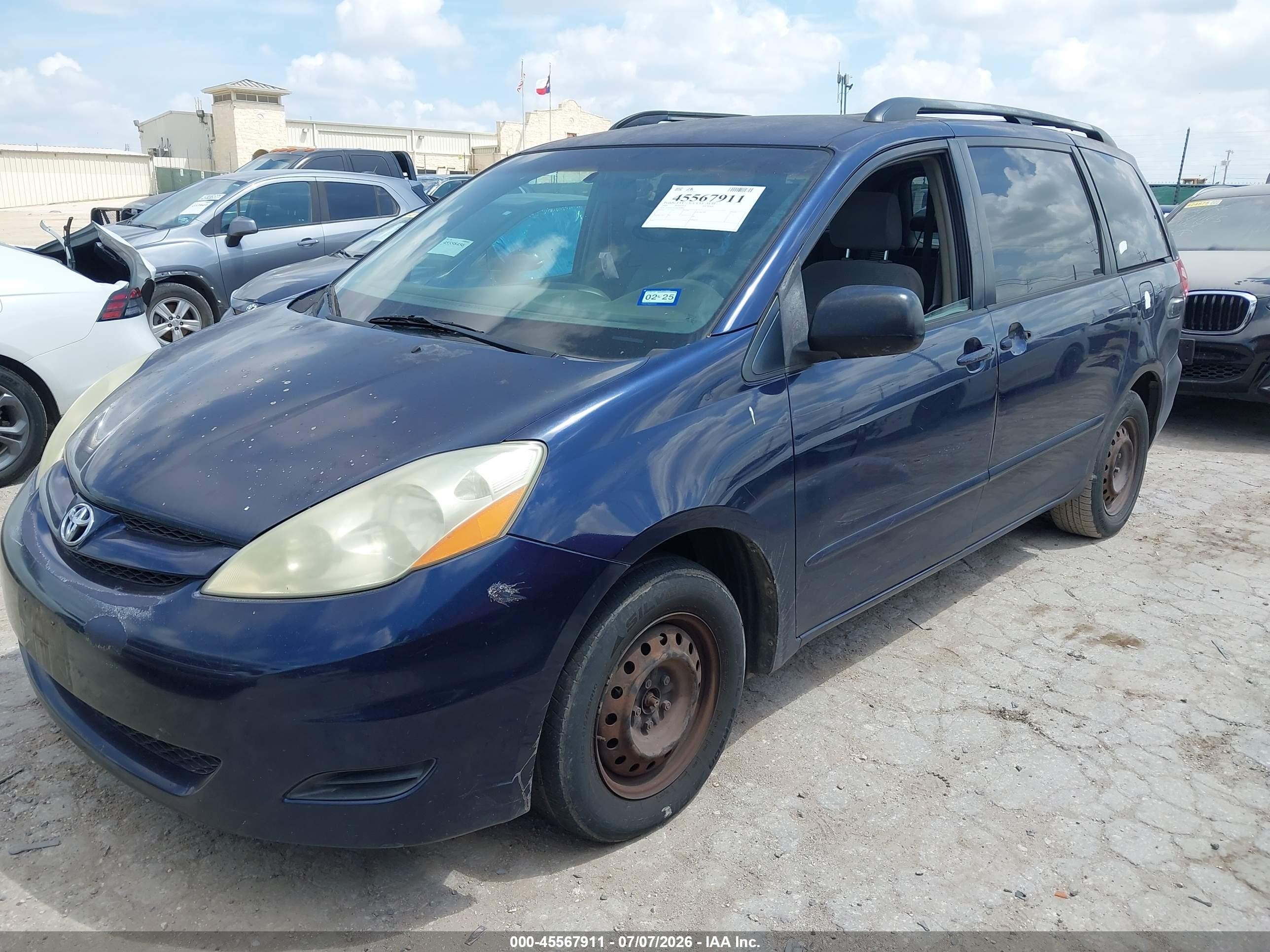 2006 Toyota Sienna Le Blue vin: 5TDZA23C26S396802