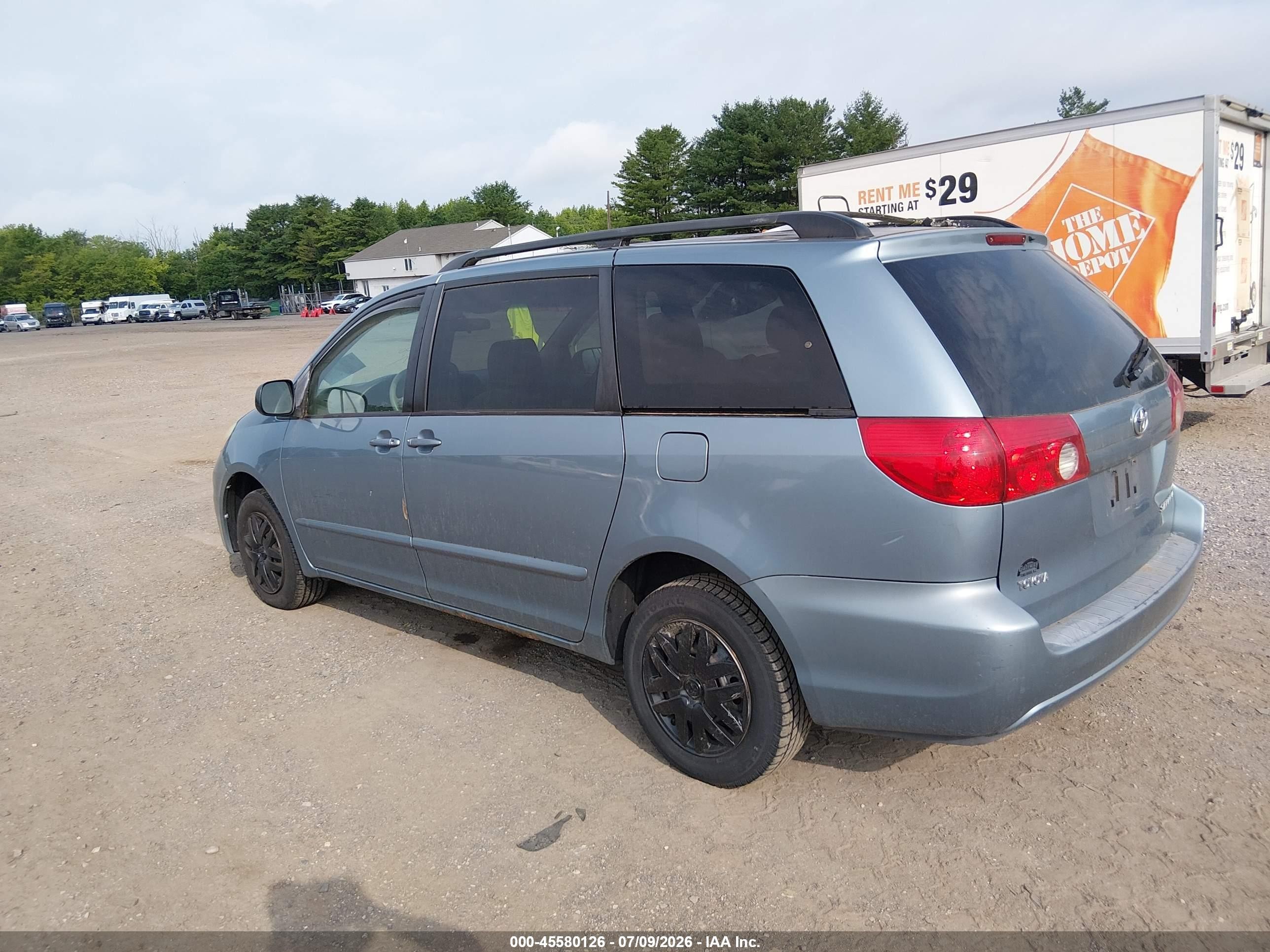2006 Toyota Sienna Le Синий vin: 5TDZA23C26S477363