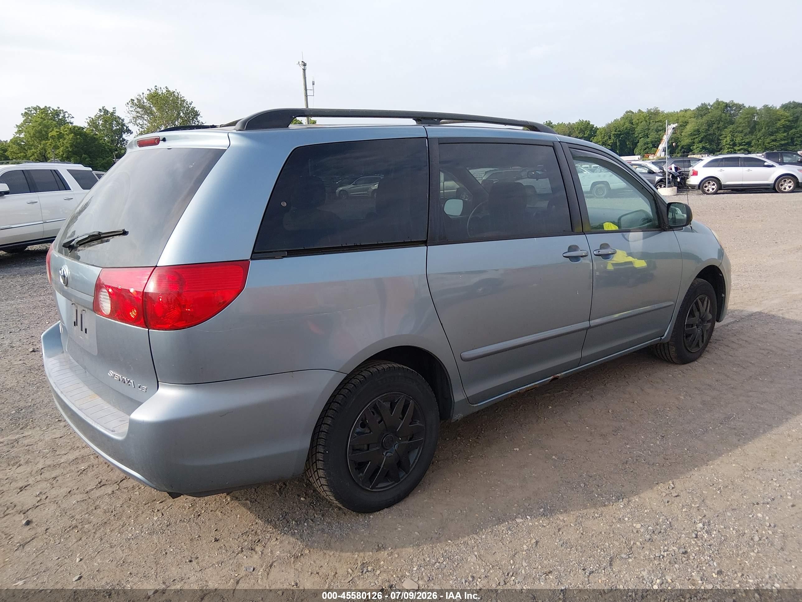 2006 Toyota Sienna Le Синий vin: 5TDZA23C26S477363