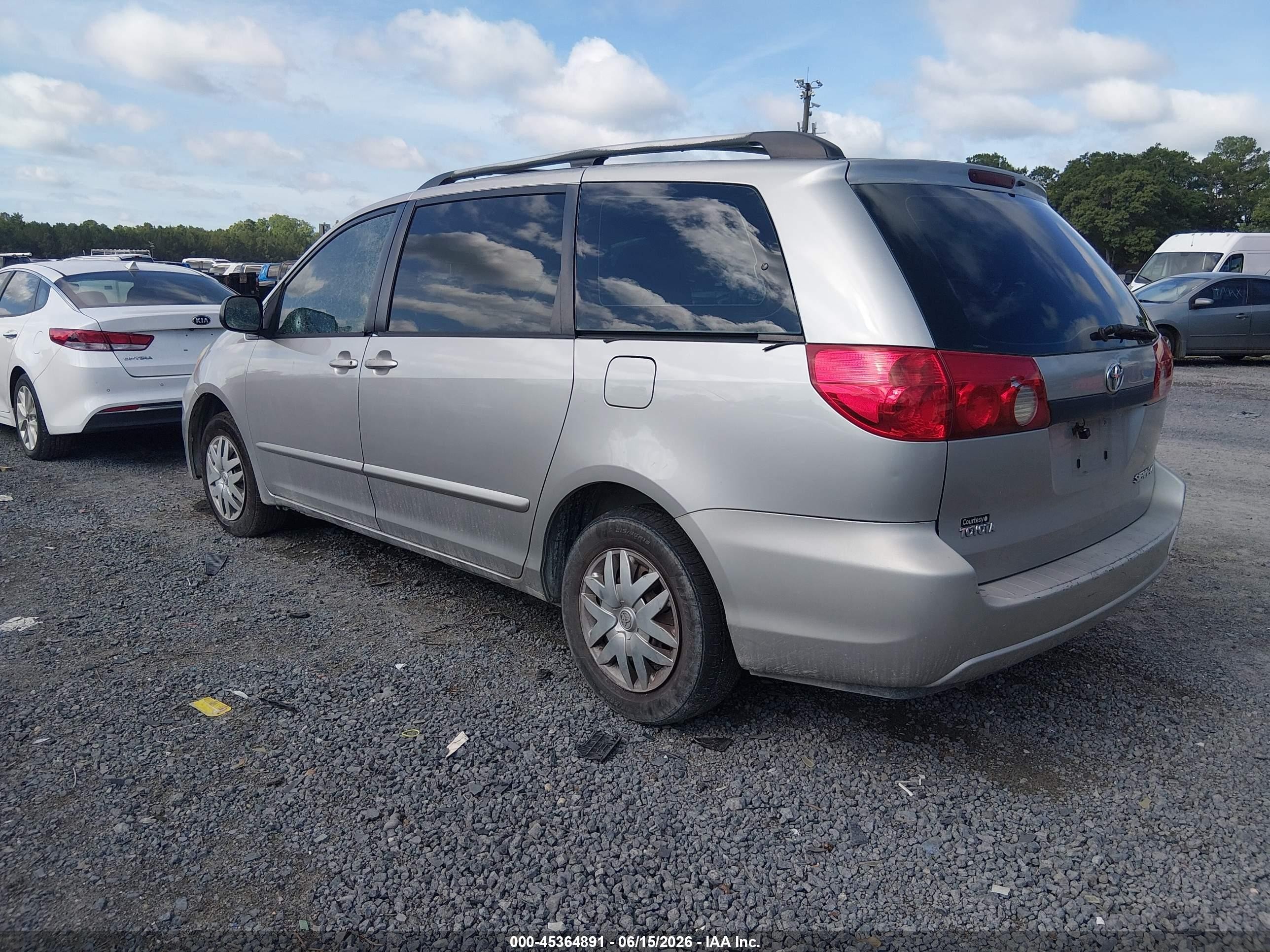 2006 Toyota Sienna Ce Silver vin: 5TDZA23C26S546357