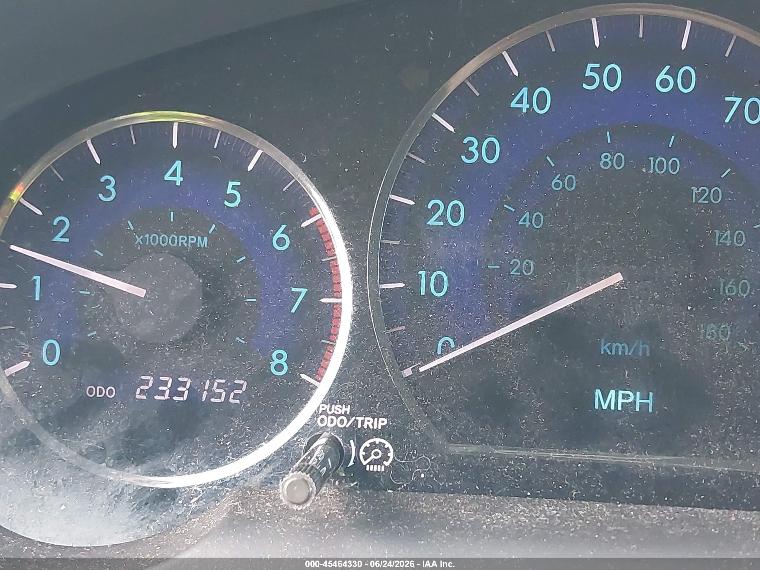 2006 Toyota Sienna Le Blue vin: 5TDZA23C26S564647