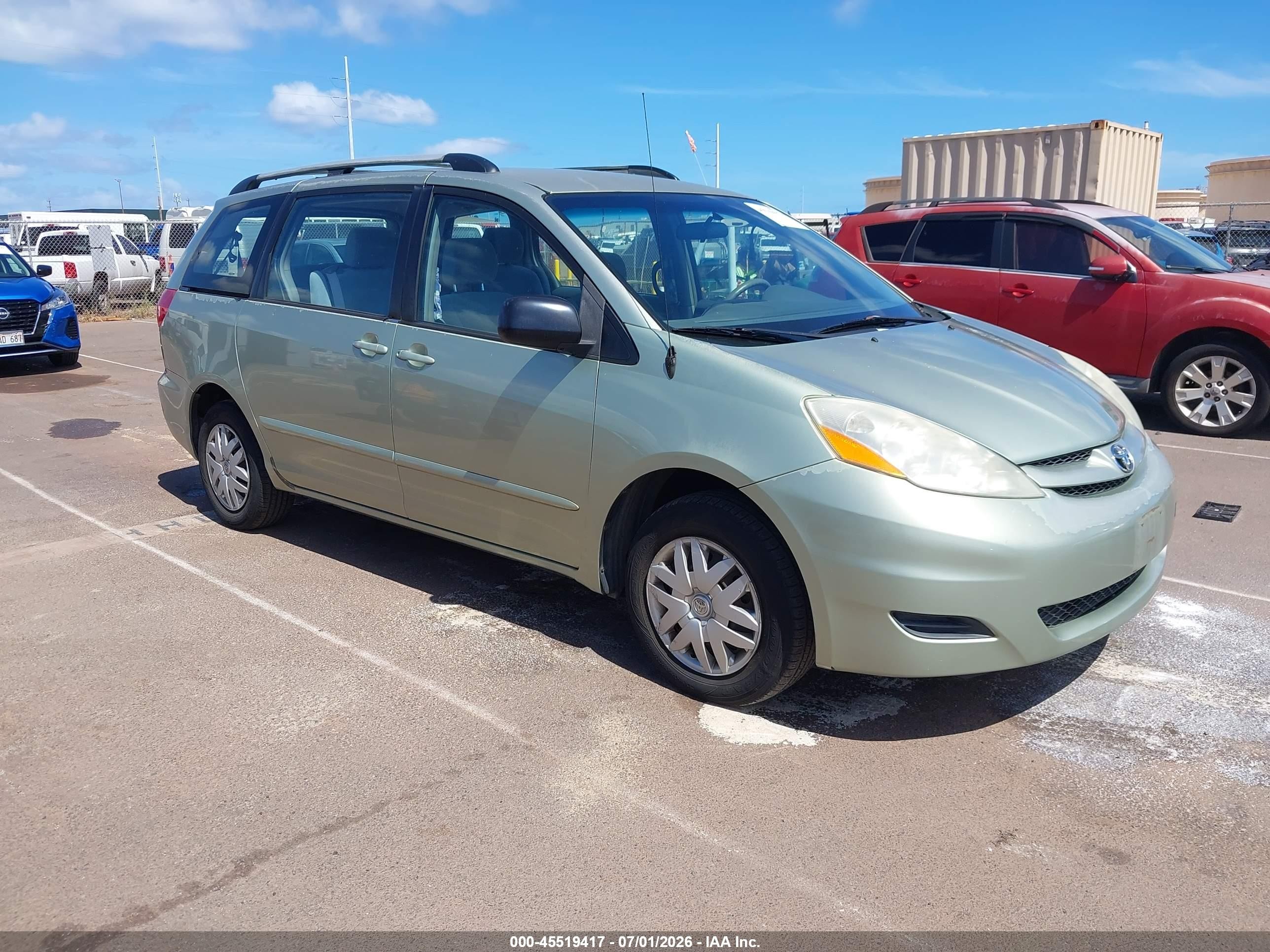 2006 Toyota Sienna Le Green vin: 5TDZA23C26S573851