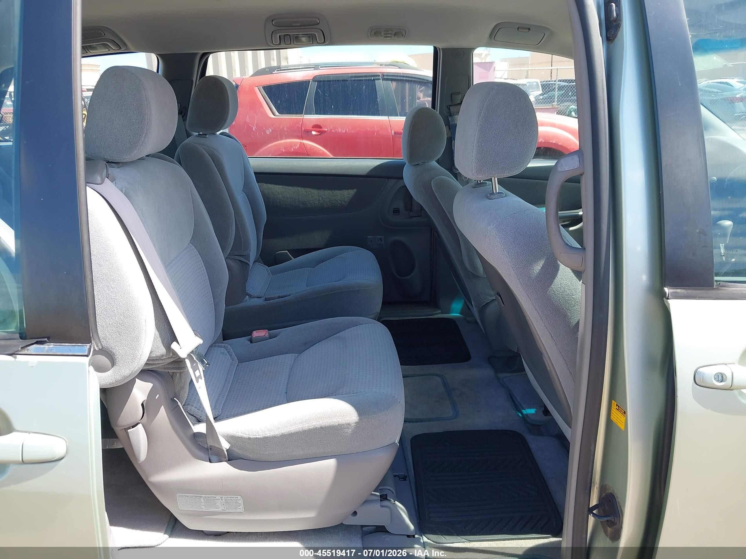 2006 Toyota Sienna Le Green vin: 5TDZA23C26S573851