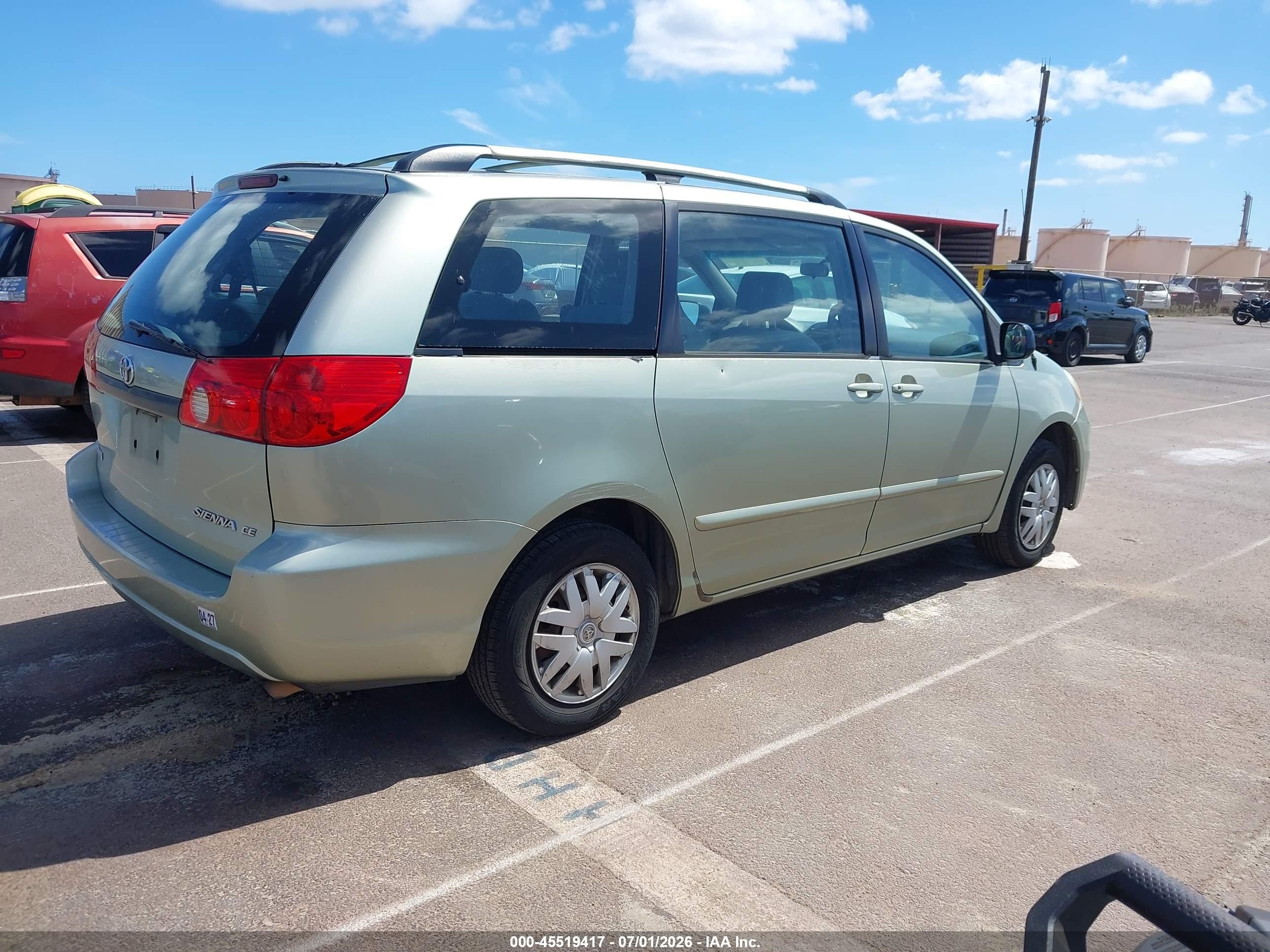 2006 Toyota Sienna Le Green vin: 5TDZA23C26S573851