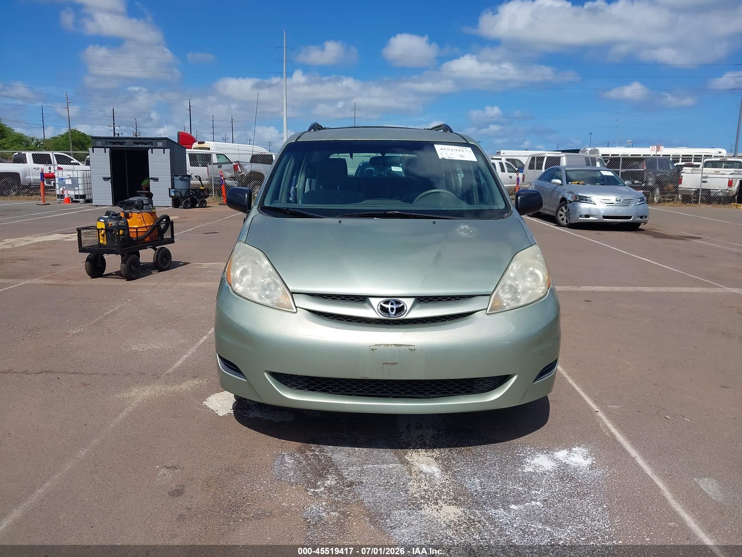 2006 Toyota Sienna Le Green vin: 5TDZA23C26S573851