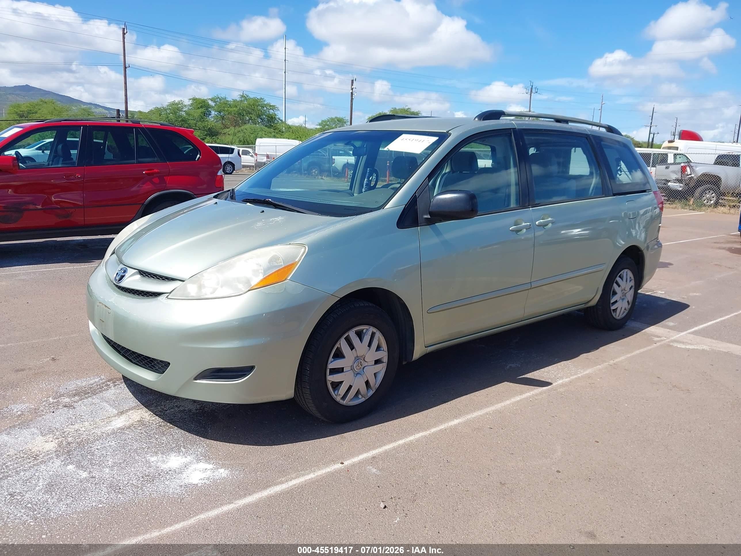 2006 Toyota Sienna Le Green vin: 5TDZA23C26S573851