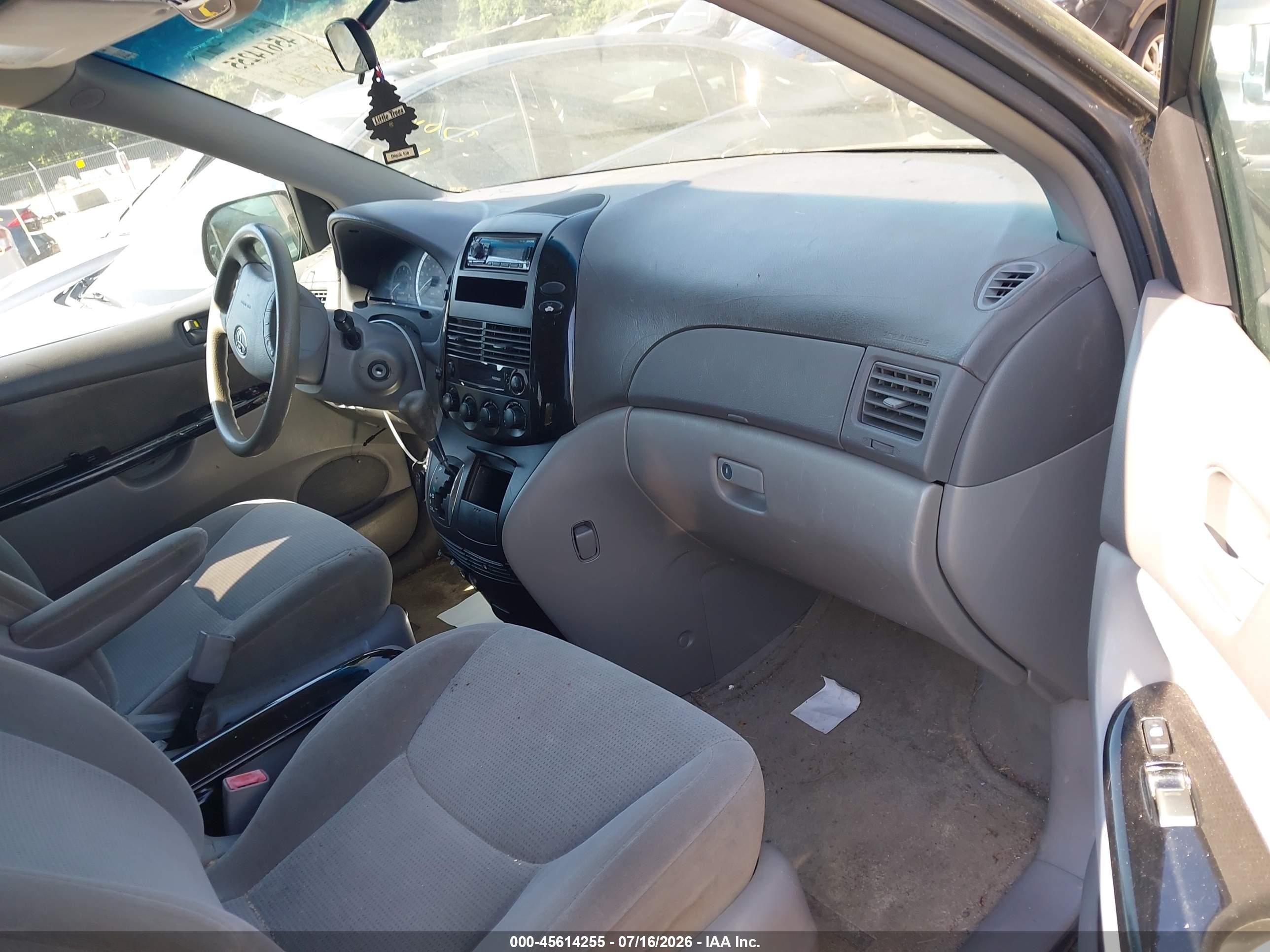 2004 Toyota Sienna Le Серый vin: 5TDZA23C34S143260