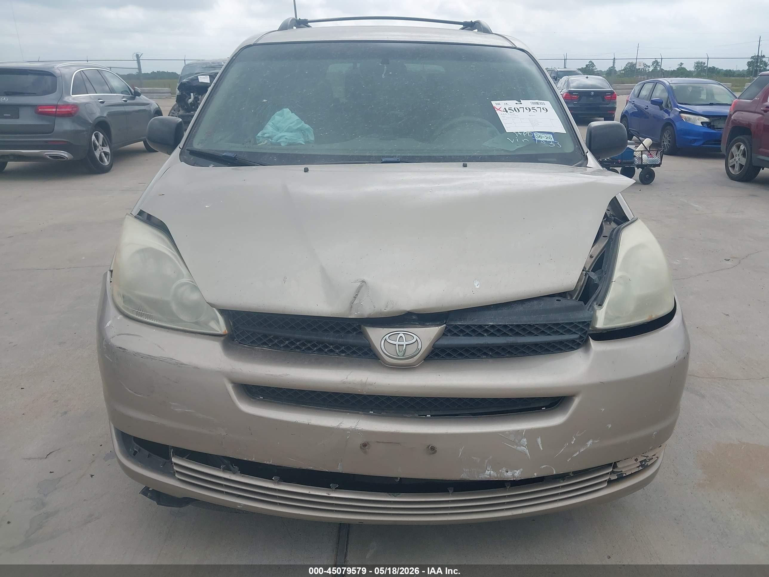 2004 Toyota Sienna Le Gold vin: 5TDZA23C34S187033